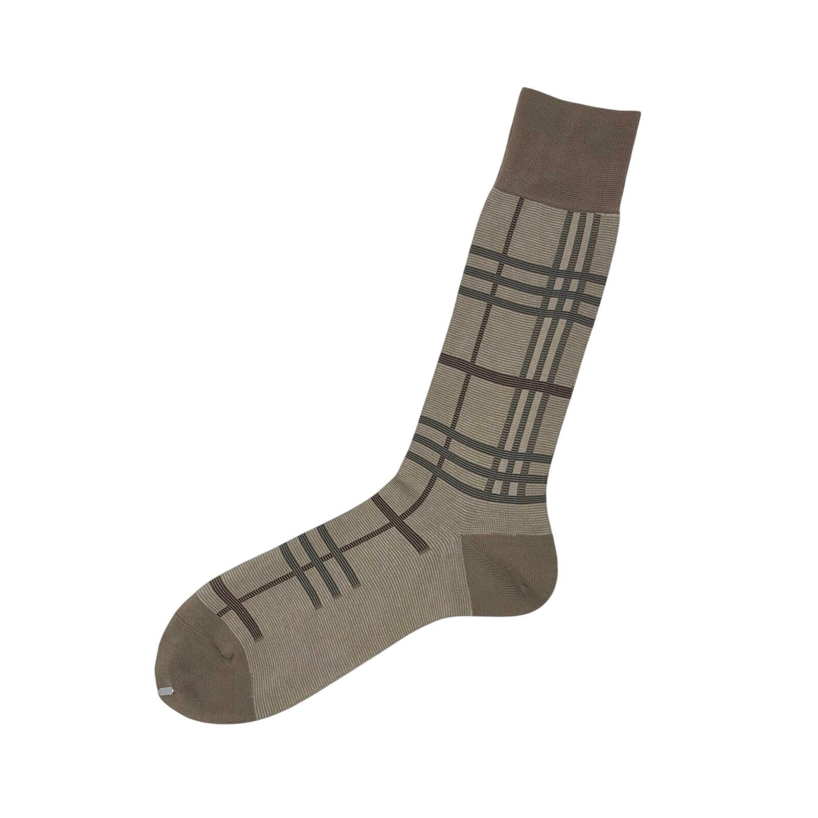 Burberry Burberry Nova Brown Dress Socks Size ONE SIZE - 3 Thumbnail
