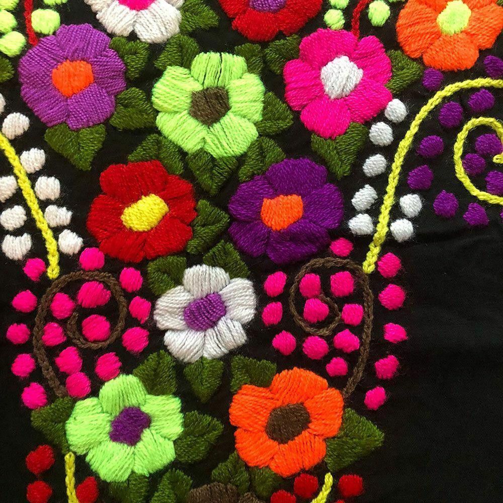 Designer New Black Hand Made Bluse L Size L / US 10 / IT 46 - 3 Thumbnail