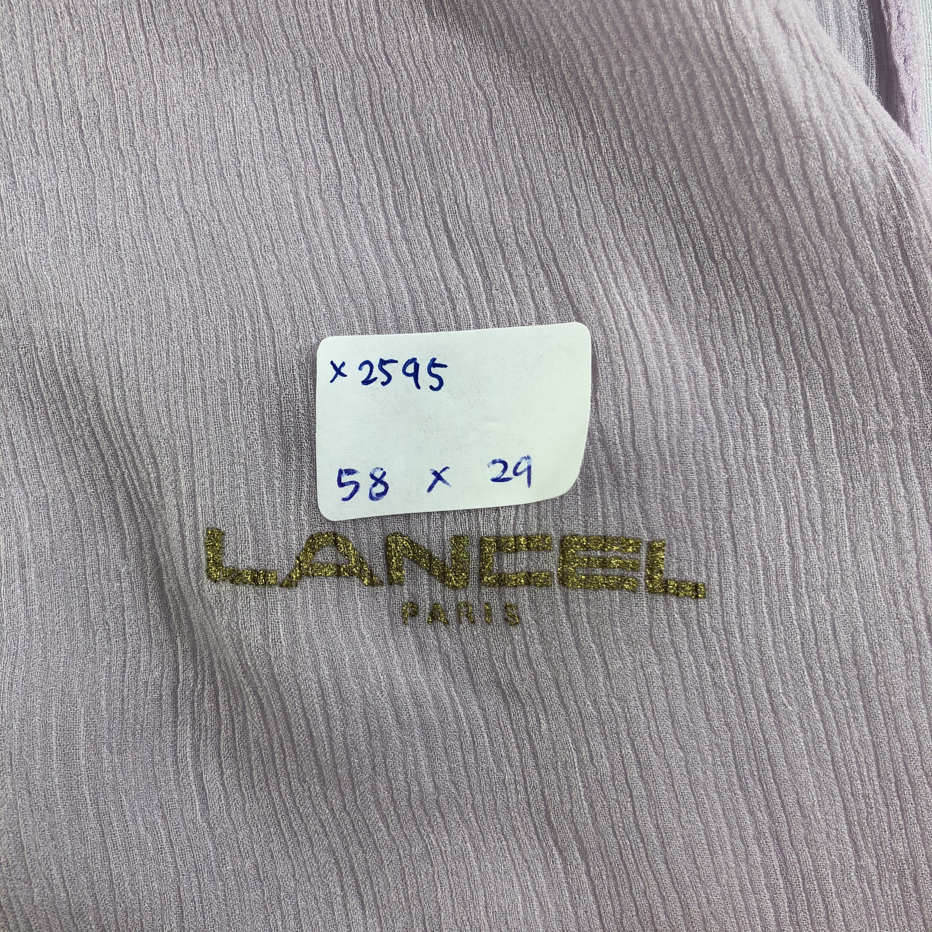 Lancel × Vintage Vintage Lancel Silk Scarf Size ONE SIZE - 7 Thumbnail