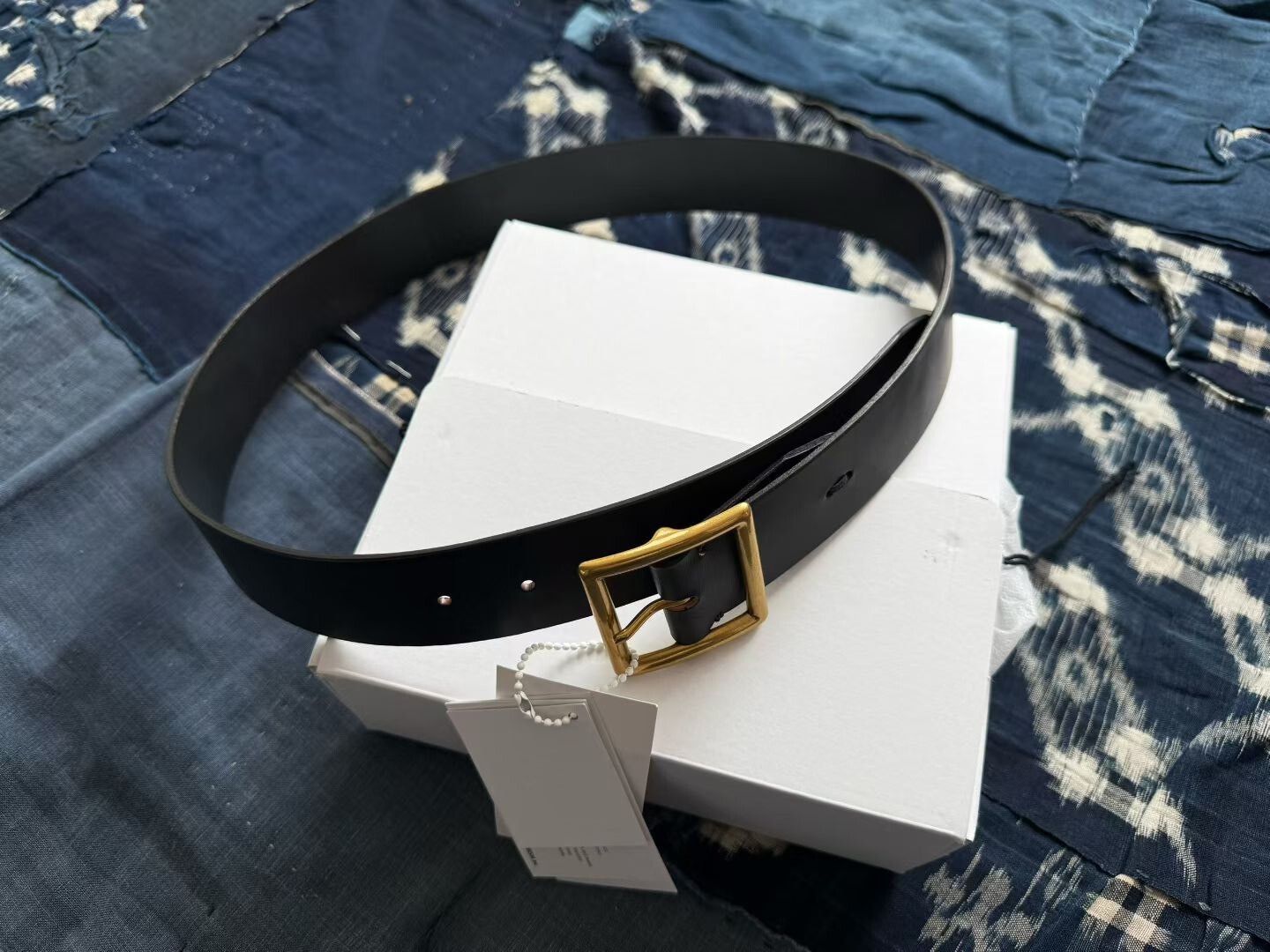 VISVIM 26SS PLAIN BELT 40MM