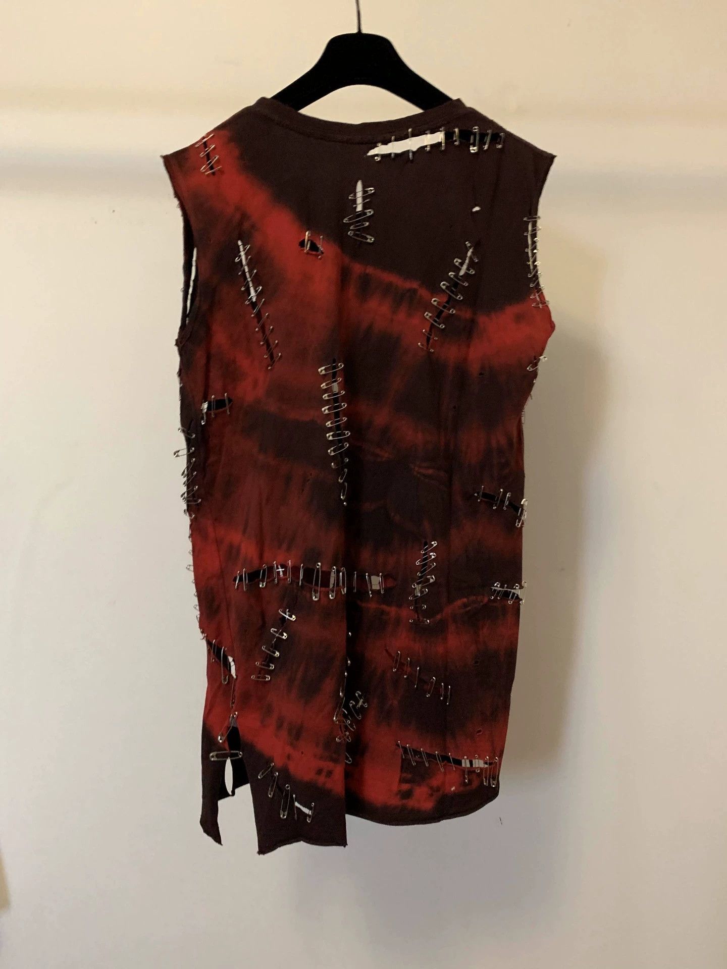 Balmain Balmain CD Archive Pin Distressed Burned Stars Stripes Tee Size XS / US 0-2 / IT 36-38 - 6 Thumbnail