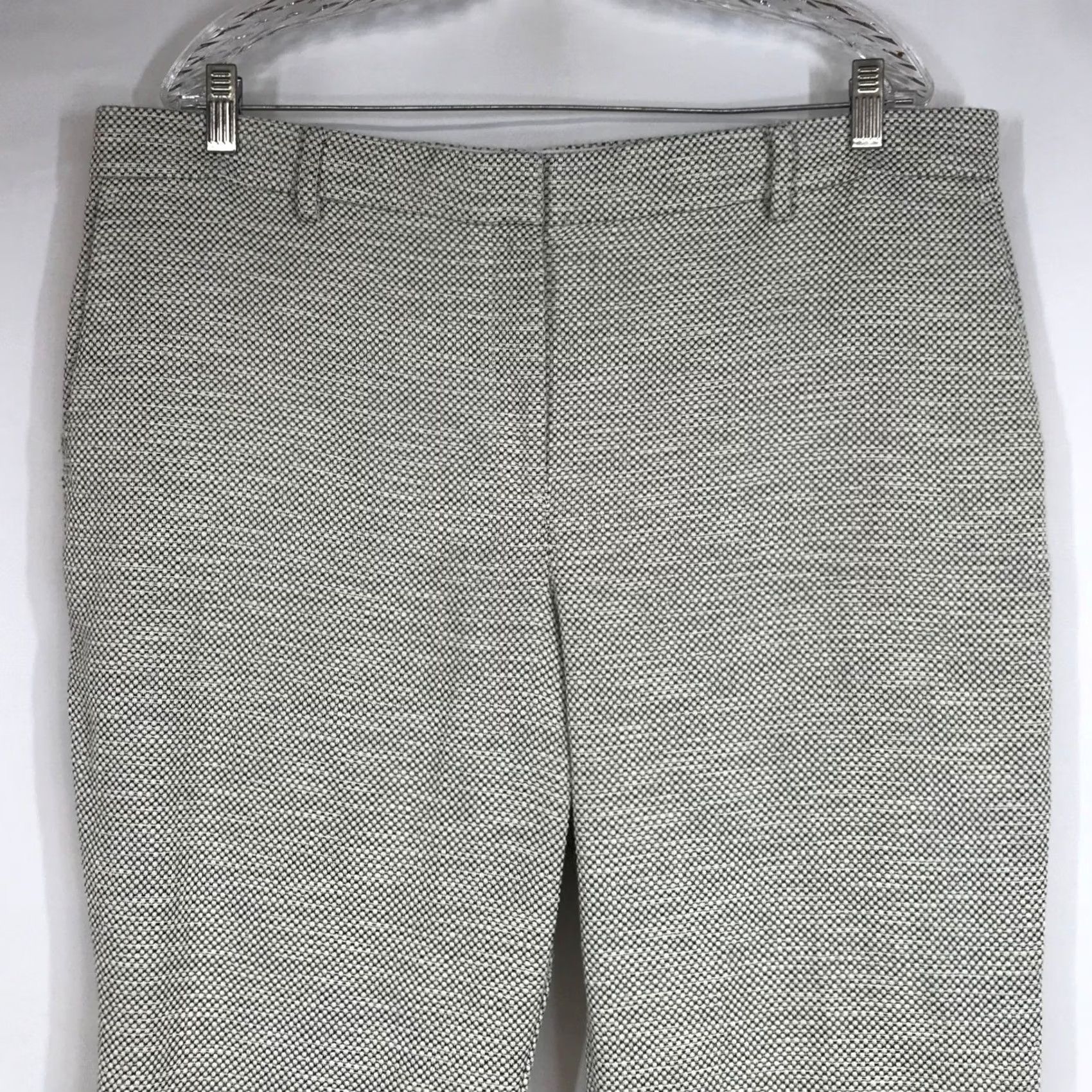 Ann Taylor Ann Taylor Curvy Fit Pants Size 16 Geometric Print Straight Leg Trousers Size 38" / US 16 / IT 52 - 2 Thumbnail