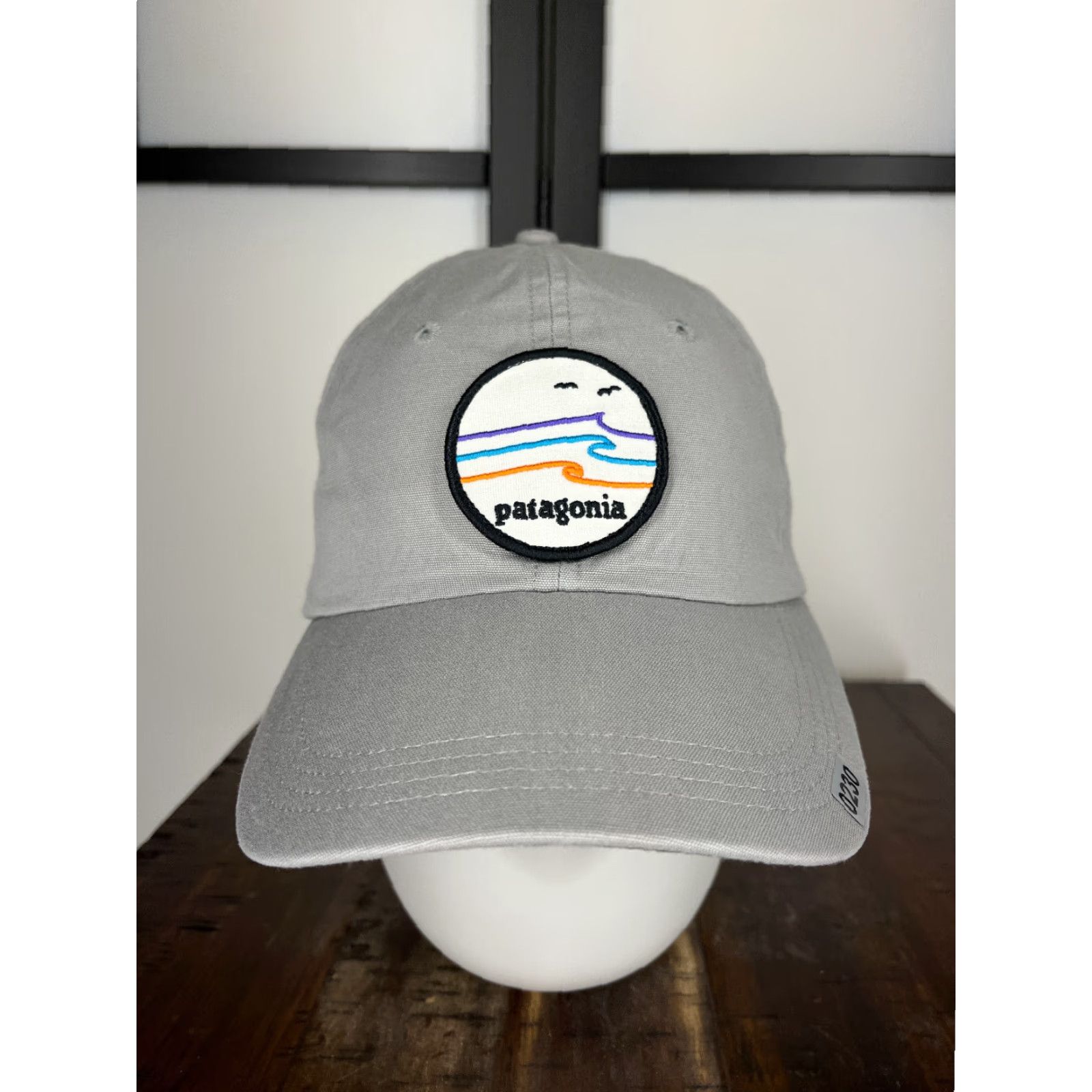 Patagonia Patagonia Hat Cap Strap Back Adult One Size Gray Emroidered 100% Cotton Fitz Roy Baseball Cap Mens One Size Gray Size ONE SIZE - 2 Thumbnail
