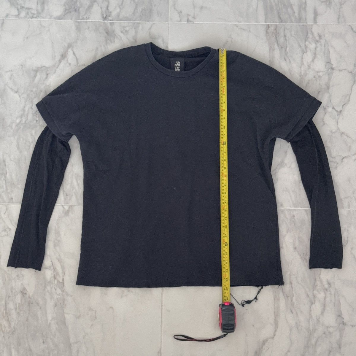 Thom Krom Thom Krom Layered Long Sleeved Tee (Style: M TS 449) Size US M / EU 48-50 / 2 - 4 Thumbnail