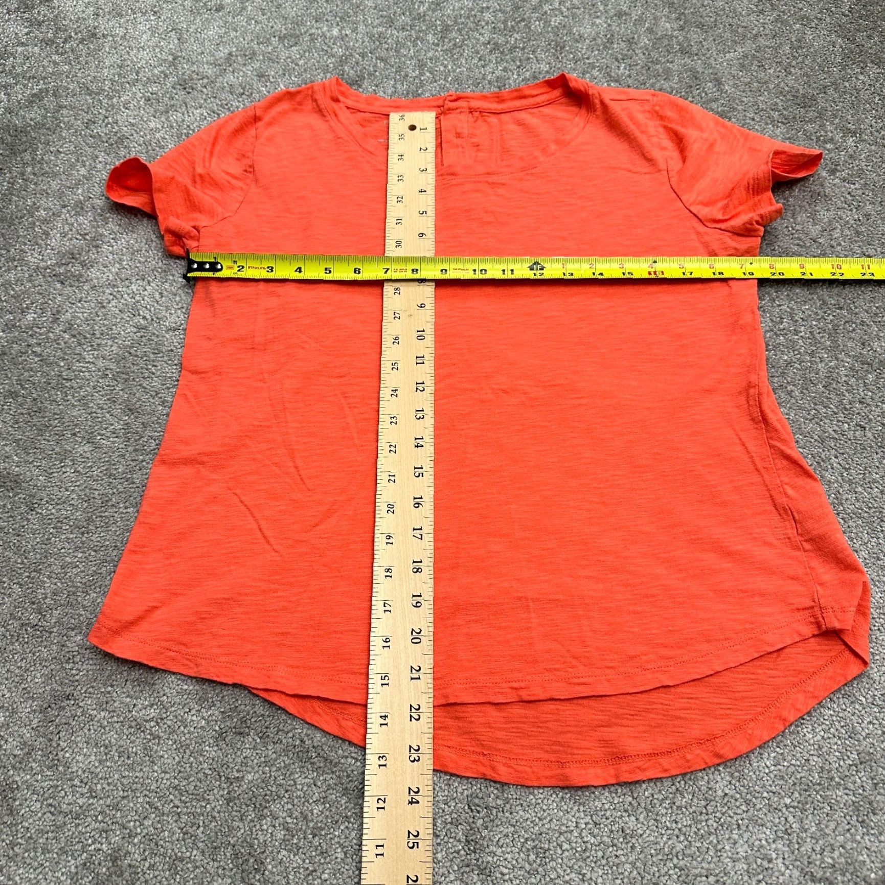 Talbots Talbots Petite T-Shirt Shirt Womens L Orange Round Neck Short Sleeve Basic Everyday Casual Size L / US 10 / IT 46 - 7 Thumbnail