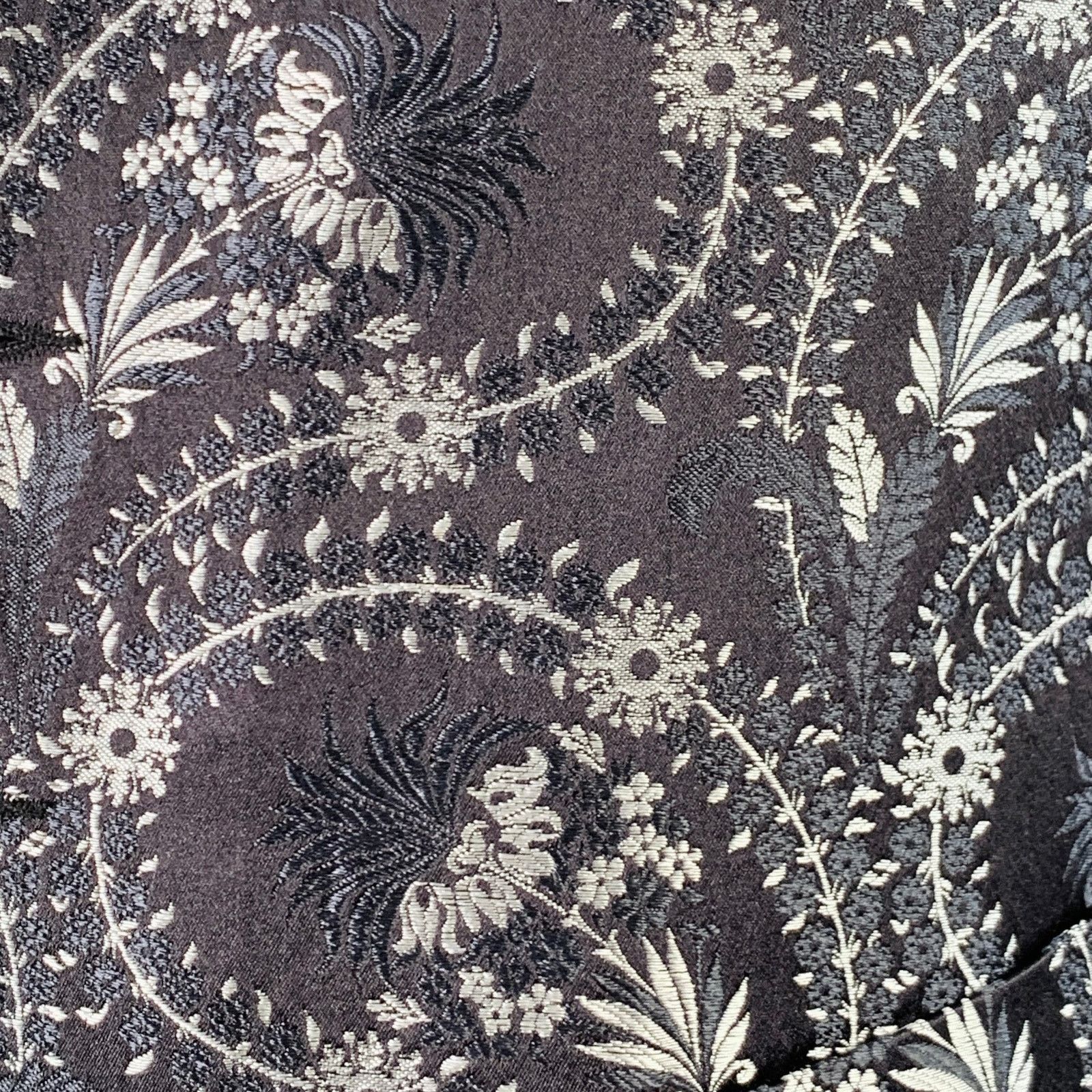 Other FAVOURBROOK 44 Black Grey Jacquard Silk Two Pockets Vest Size 44R - 2 Thumbnail