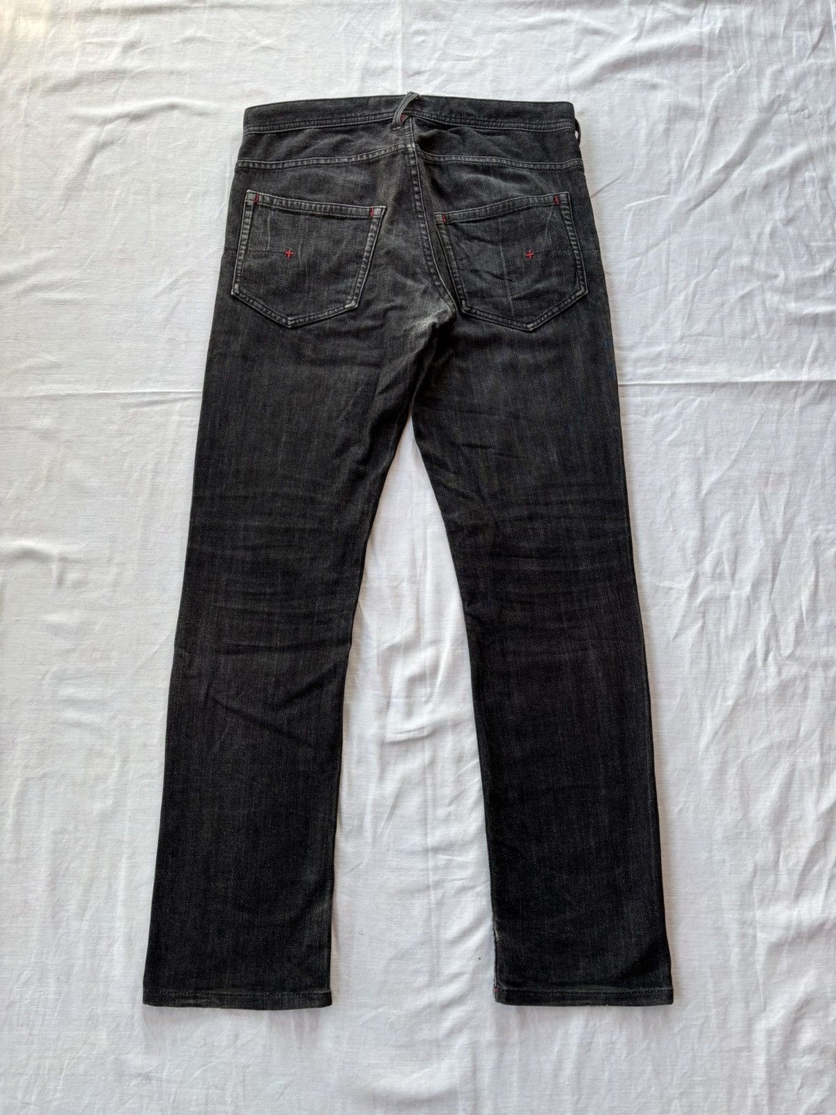 Japanese Brand Hiromichi Nakano Black Jeans Distressed Denim Size US 30 / EU 46 - 9 Thumbnail