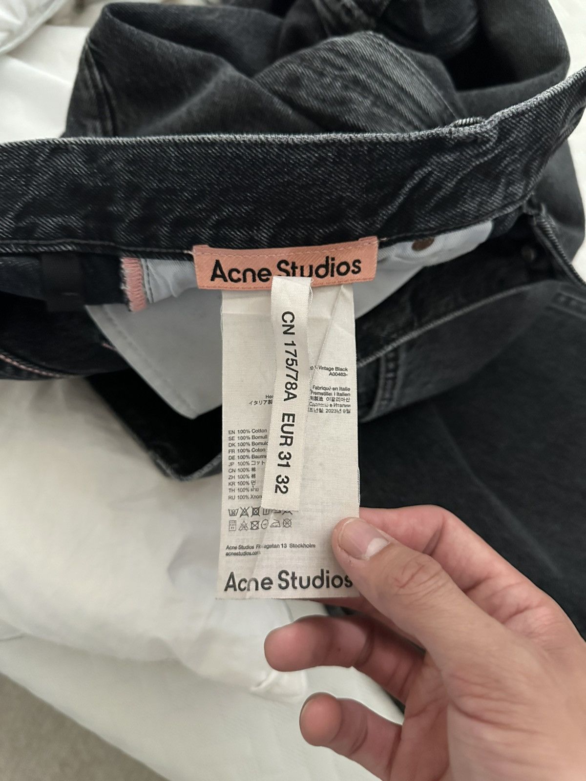 Acne Studios acne studios 2022f relaxed fit jeans Size US 31 - 8 Thumbnail