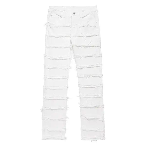 VIBE custom damaged punk jeans Size US 34 / EU 50 - 6 Thumbnail