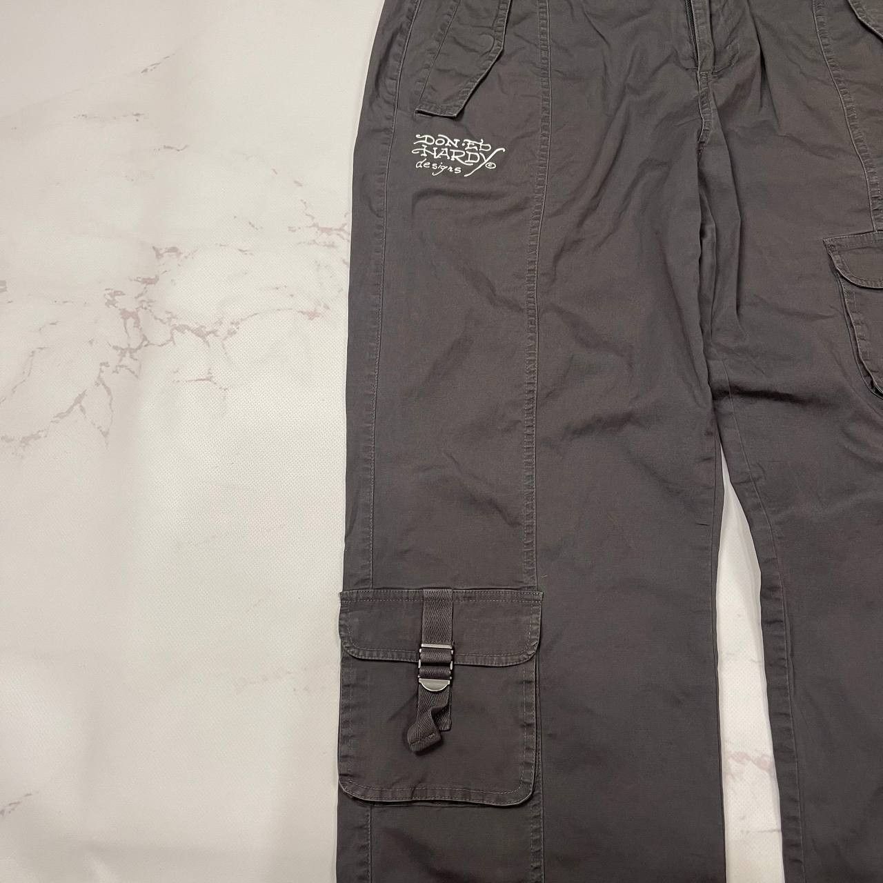 Ed Hardy Ed Hardy Urban Outfitters Y2K 90s Style Grey Cargo Size XL Size US 36 / EU 52 - 9 Thumbnail