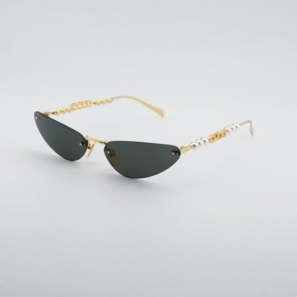 Gucci Gucci GG1920S 001 Sunglasses Shiny Gold with White Pearl Size ONE SIZE - 2 Thumbnail