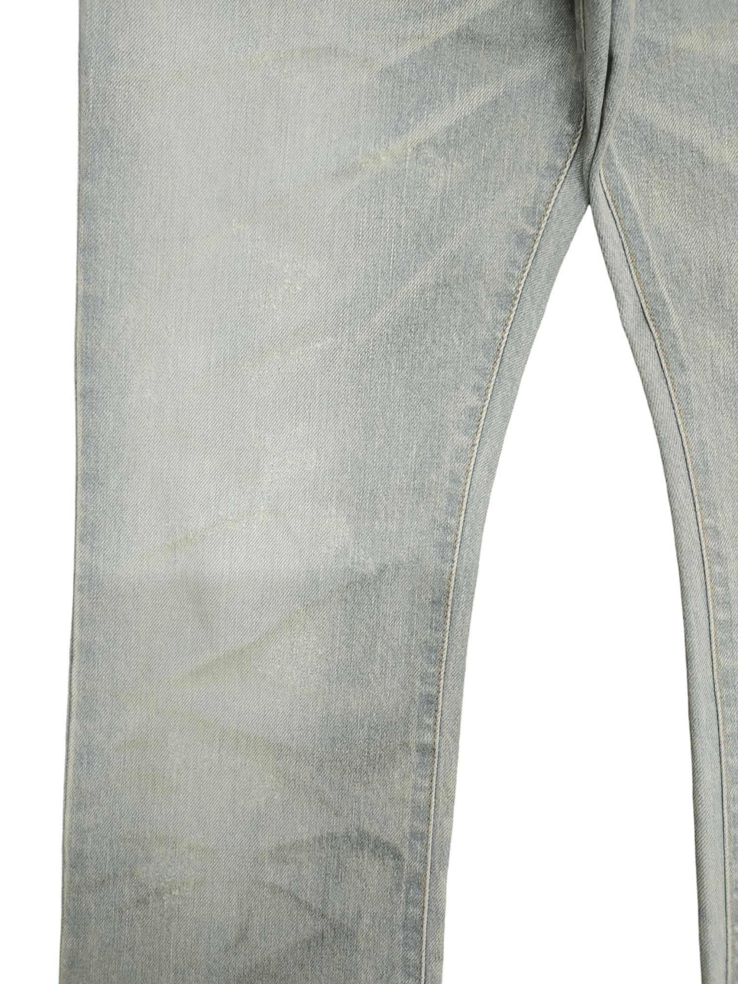 Tornado Mart Slim Flare Tornado Mart Clawmark Faded Denim Bootcut Y2k Size US 35 - 7 Thumbnail
