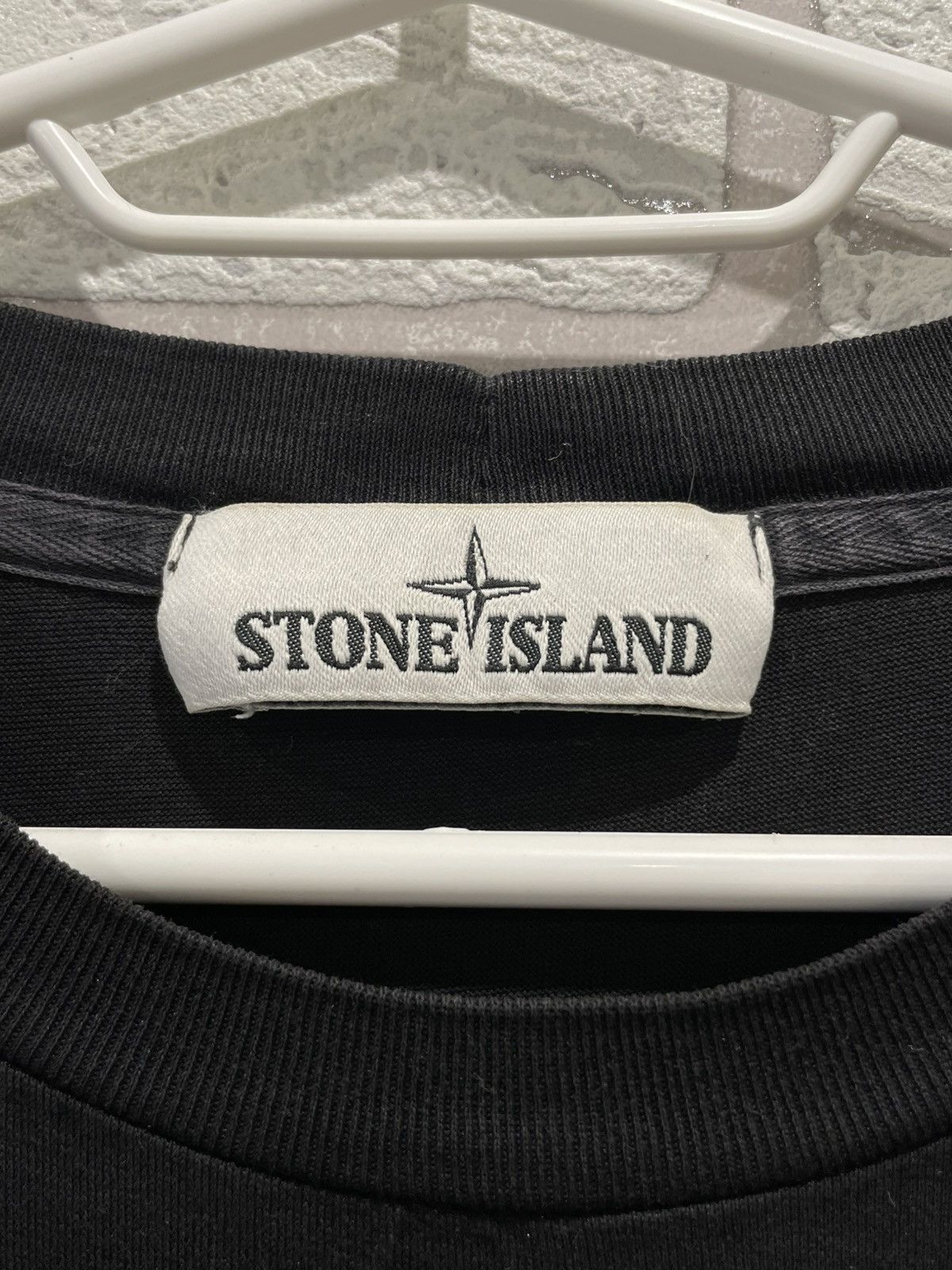 Designer Stone Island Patch Program Long Sleeve T Shirt Tee Size US L / EU 52-54 / 3 - 4 Thumbnail