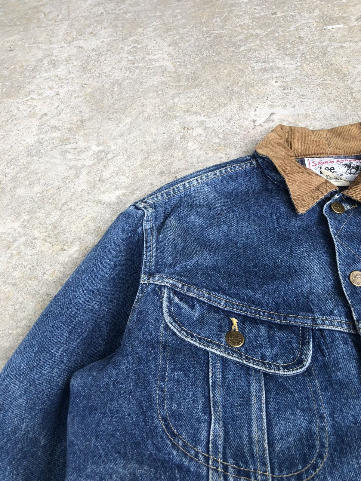 Lee Vintage 70’s Lee Storm Rider Blanked Lined Denim Jacket Size US L / EU 52-54 / 3 - 19 Thumbnail