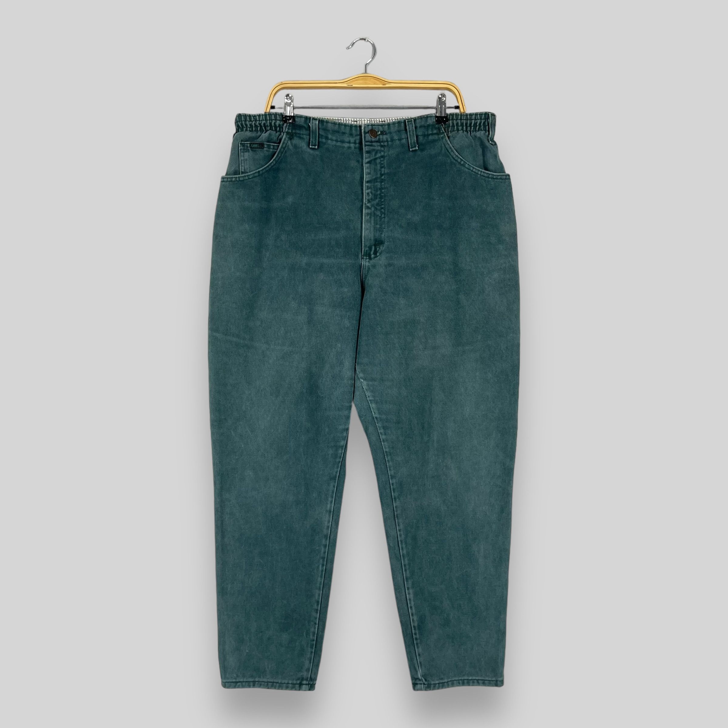Lee × Vintage Size 37 Vintage Distressed Lee High Waisted Petite Jeans Size 37" - 1 Thumbnail