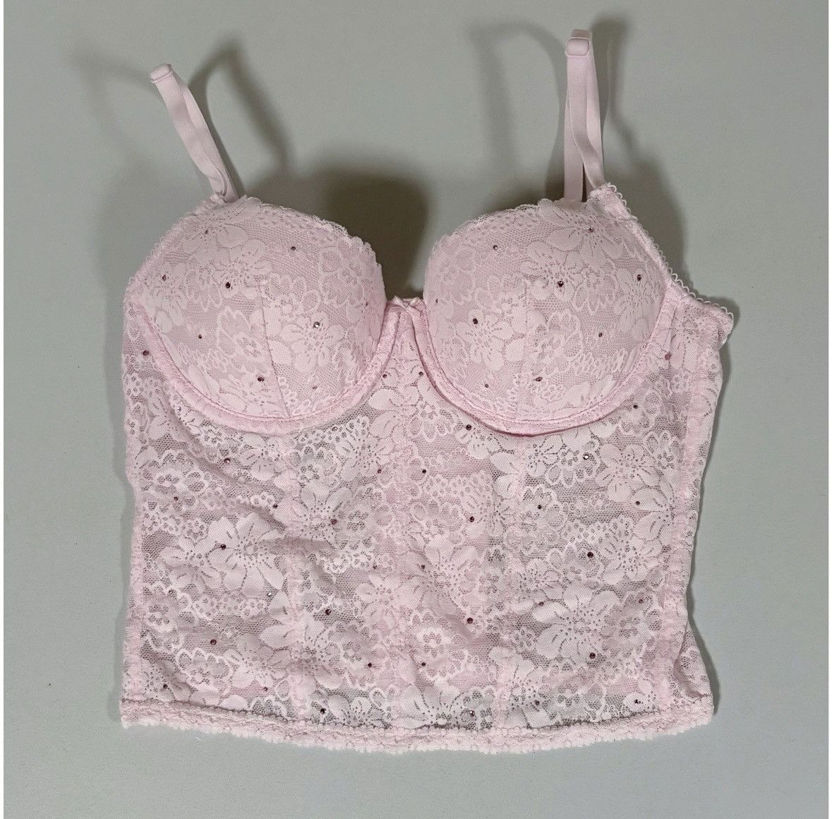Victoria's Secret Victoria’s Secret Pastel Diamond Bra Top Lingerie Size S 🎀✨ Size S / US 4 / IT 40 - 2 Thumbnail