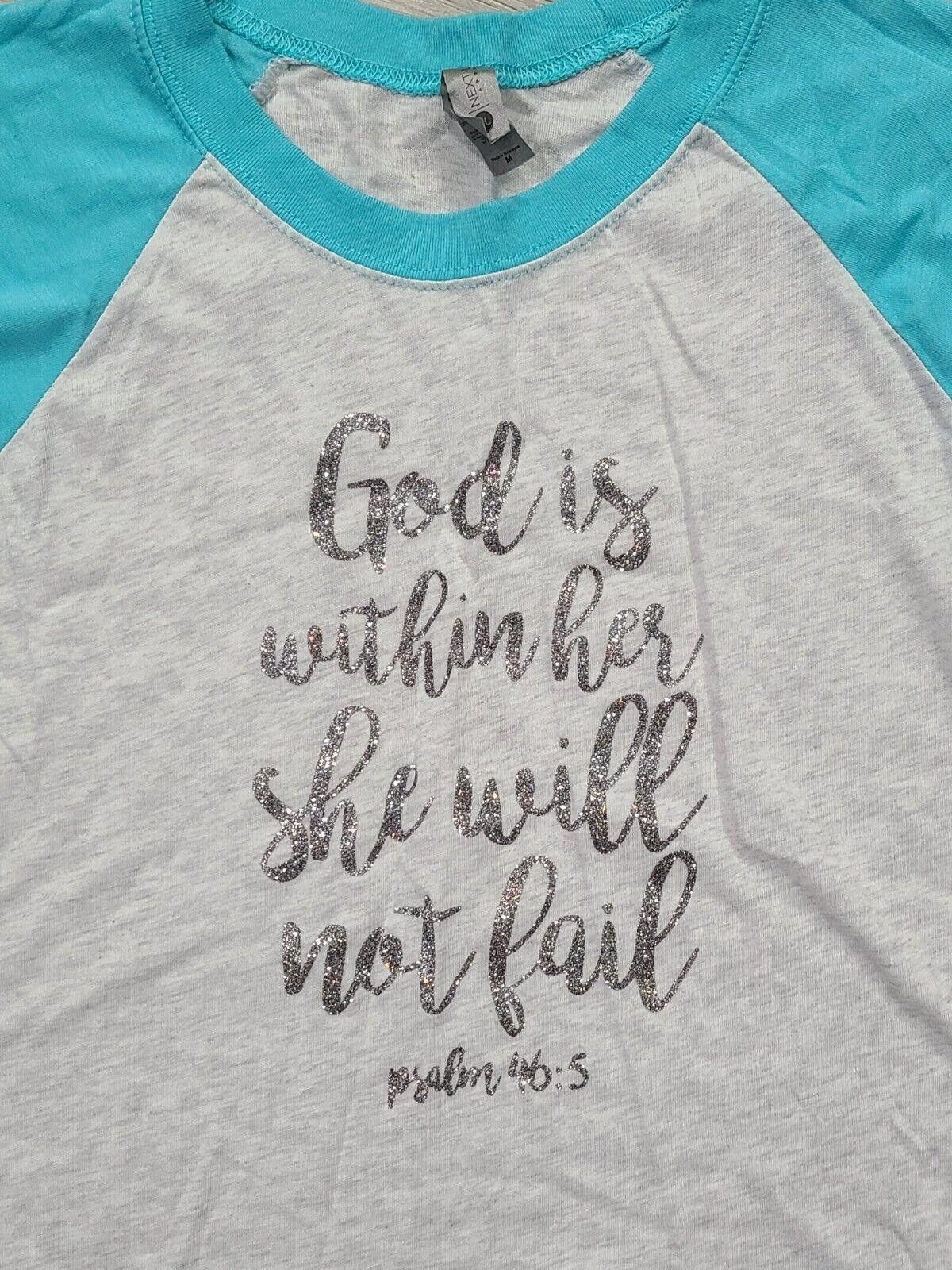 Designer Next Level Apparel Shirt Medium Spiritual Psalm 46.5 Size US M / EU 48-50 / 2 - 2 Thumbnail