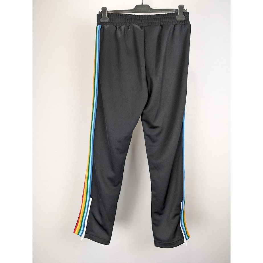 Palm Angels o1rshd1 Rainbow Track Pants in Black/Multicolor Size US 34 / EU 50 - 11 Thumbnail