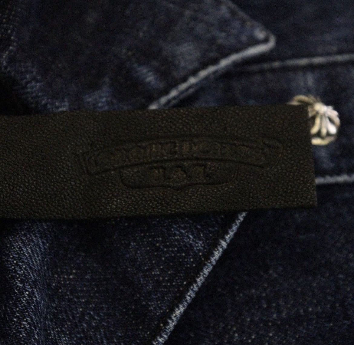 Chrome Hearts Chrome Hearts Looseend Denim Cross Patch Shirt Size US XL / EU 56 / 4 - 7 Thumbnail