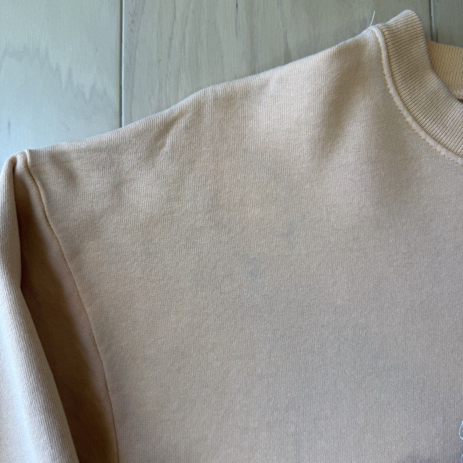 Sporty & Rich Sporty & Rich Sweatshirt Medium Peach Fleece Pullover Size M / US 6-8 / IT 42-44 - 6 Thumbnail