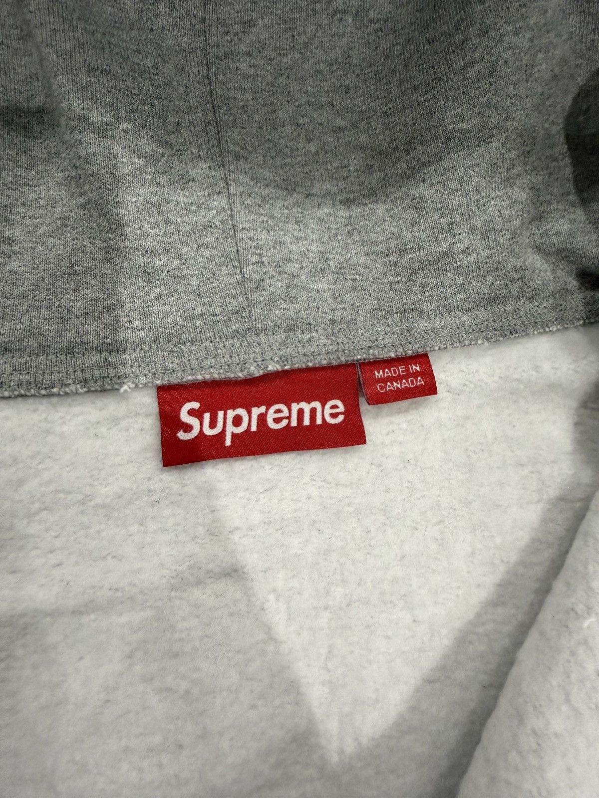 Supreme Supreme S Logo Zip Up Hoodie Heather Grey Size: L Size US L / EU 52-54 / 3 - 5 Thumbnail