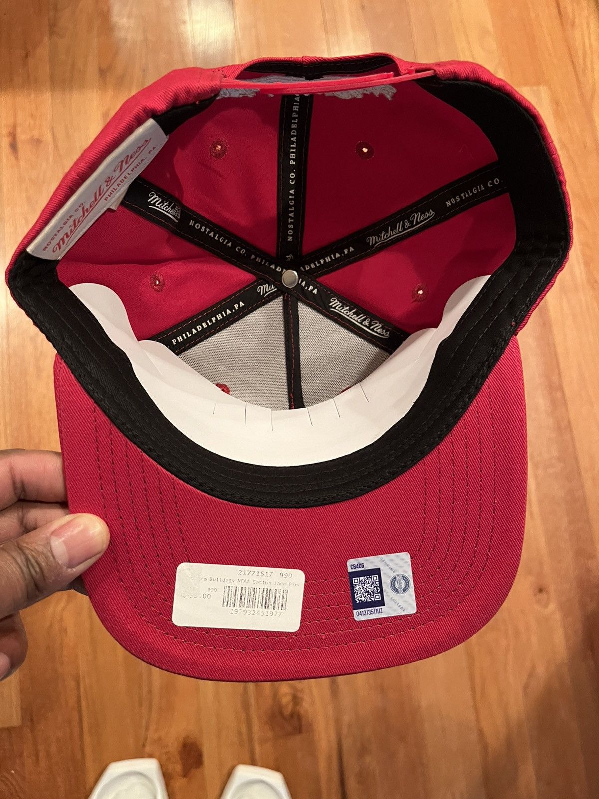 Mitchell & Ness × Travis Scott Cactus Jack x Mitchell Ness Georgia UGA Bulldogs Hat Size ONE SIZE - 4 Thumbnail
