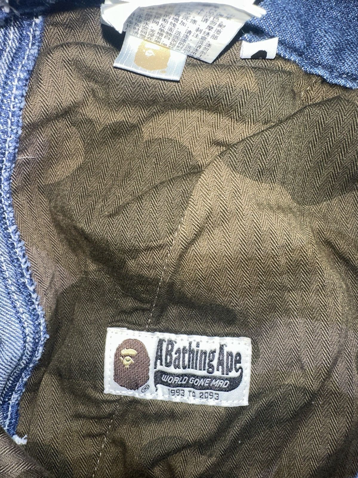 Bape Denim Cargo Pants Size US 36 / EU 52 - 4 Thumbnail