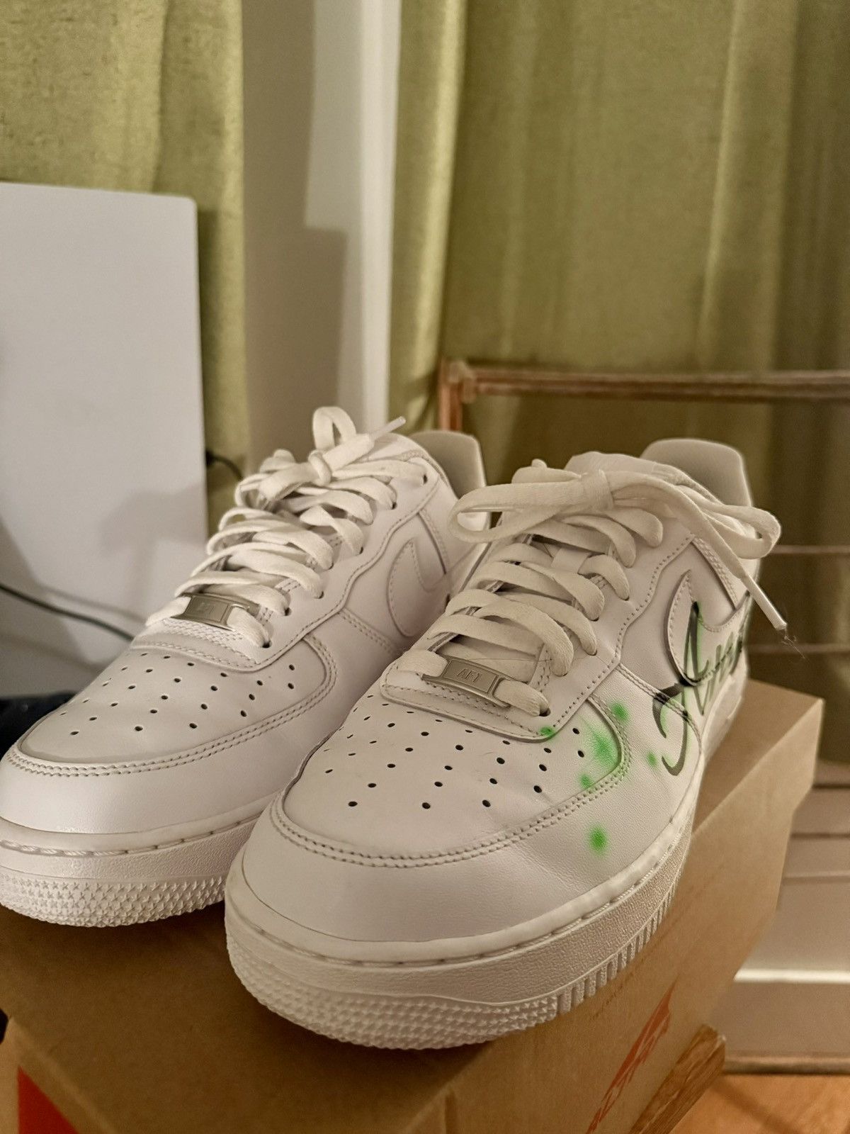 Nike Size 10.5 - Nike X ANTI Ü Air Force 1 Low ‘07 Custom Size US 10.5 / EU 43-44 - 1 Thumbnail