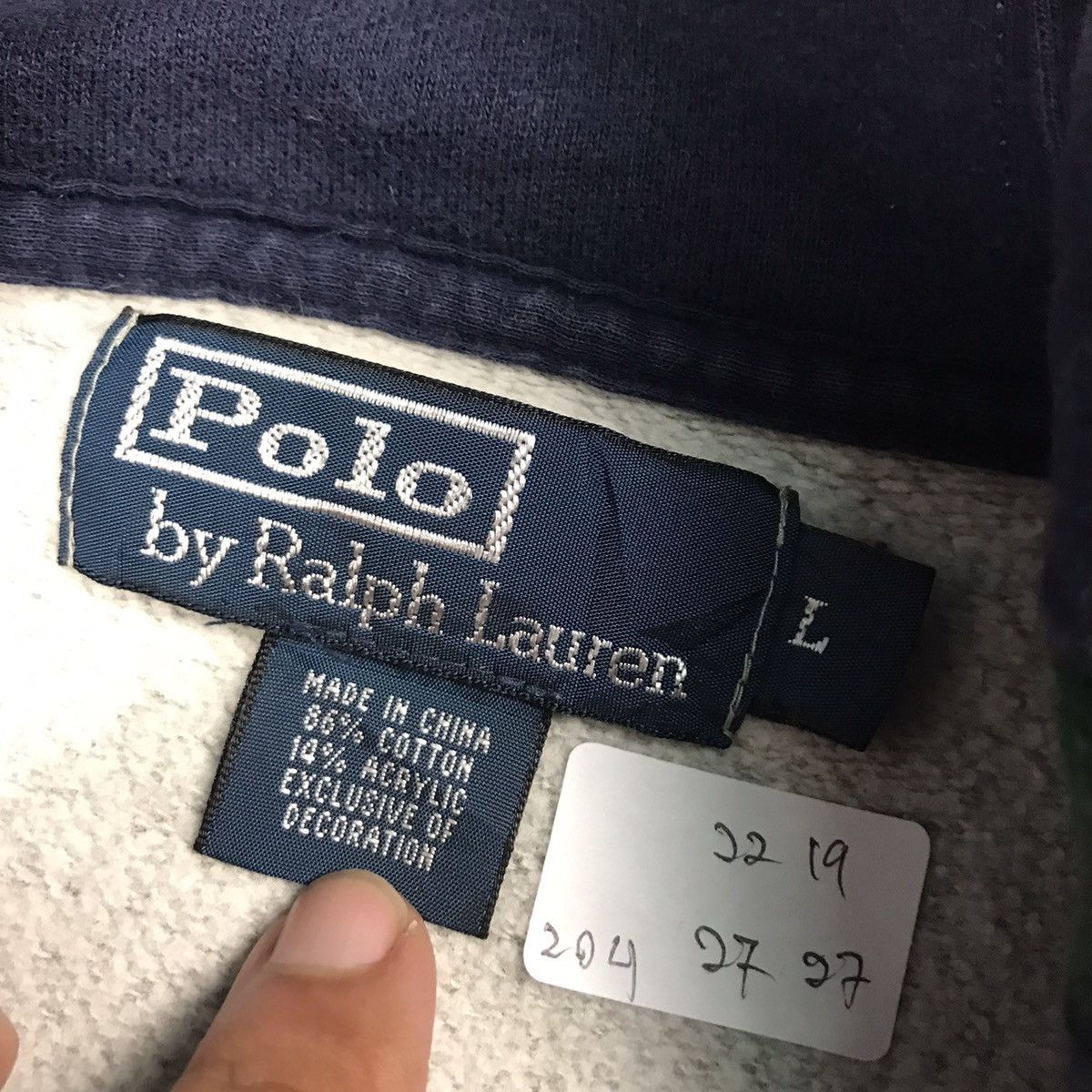 Polo Ralph Lauren × Vintage Polo By Ralph Lauren Gary sweatshirt Size US L / EU 52-54 / 3 - 11 Thumbnail