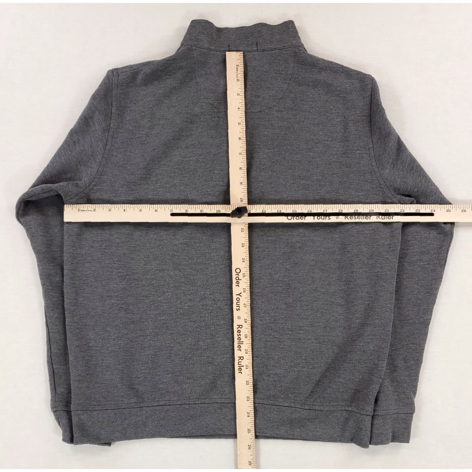Peter Millar Peter Millar Crown Comfort 1/4 Zip Shirt Gray Performance Long Sleeve Mens M Size US M / EU 48-50 / 2 - 4 Thumbnail