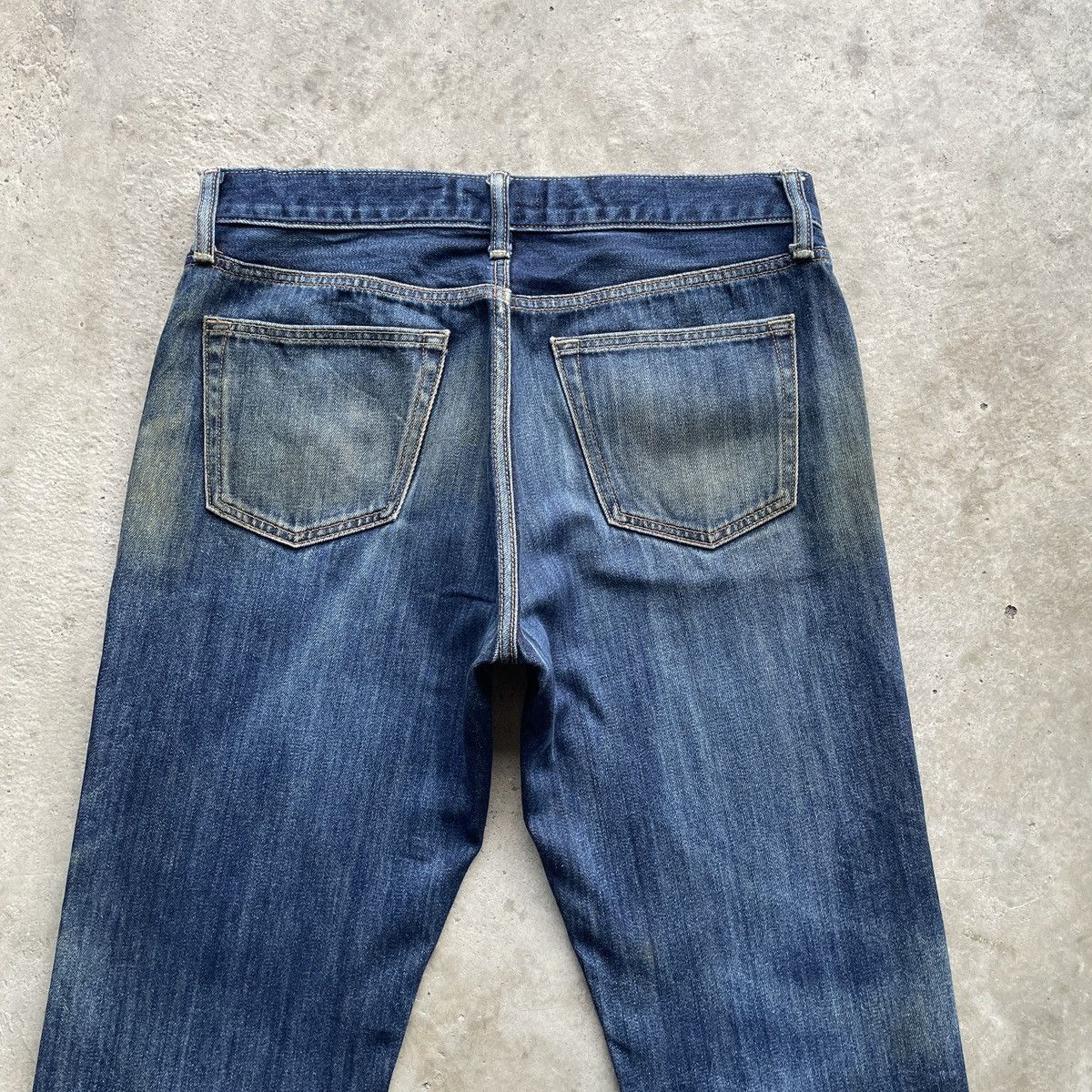 Japanese Brand Vintage Rusty Japanese Distressed Denim Jeans Pants W33 Size US 33 - 9 Thumbnail