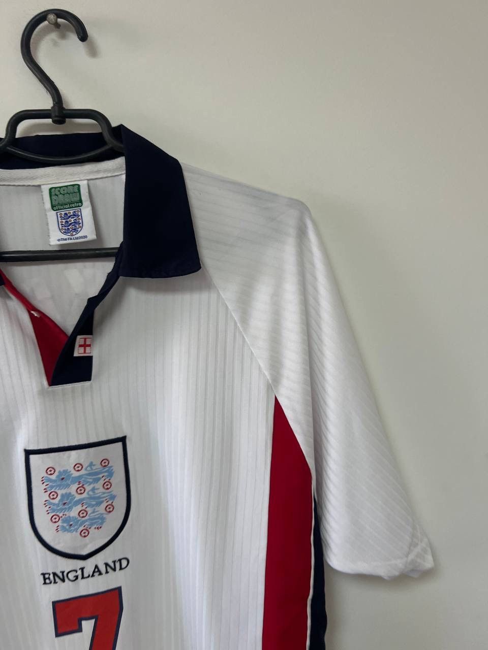 Other England 1997/1999 Home #7 Beckham Jersey Football Shirt L Size US L / EU 52-54 / 3 - 14 Thumbnail