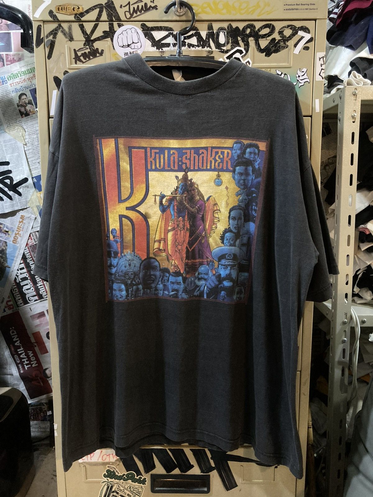 Vintage Kula Shaker vintage tee 90’s Size US XL / EU 56 / 4 - 1 Thumbnail