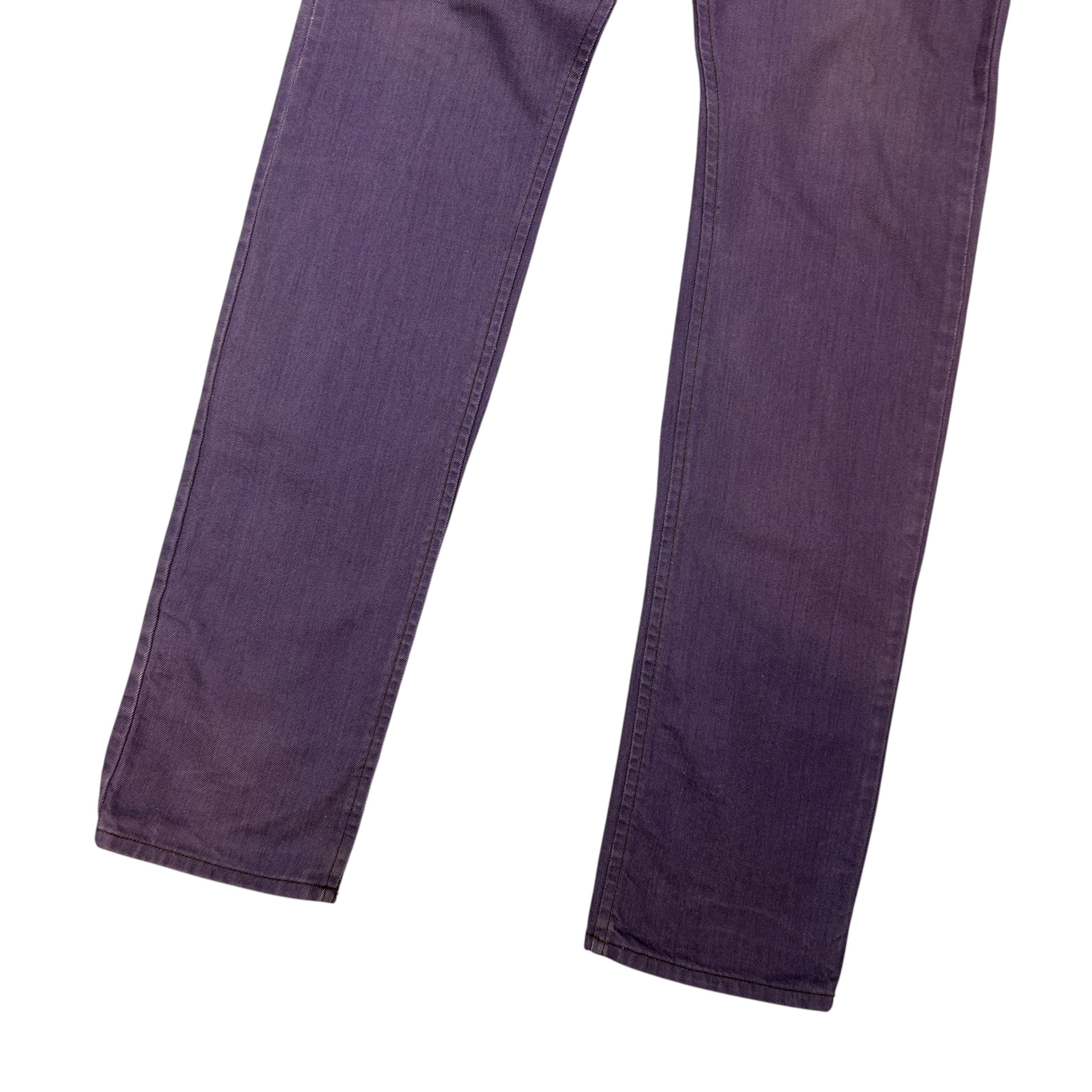 Diesel Diesel Darron Regular Slim Tapered Purple Denim Jeans W31L34 Size US 31 - 6 Thumbnail