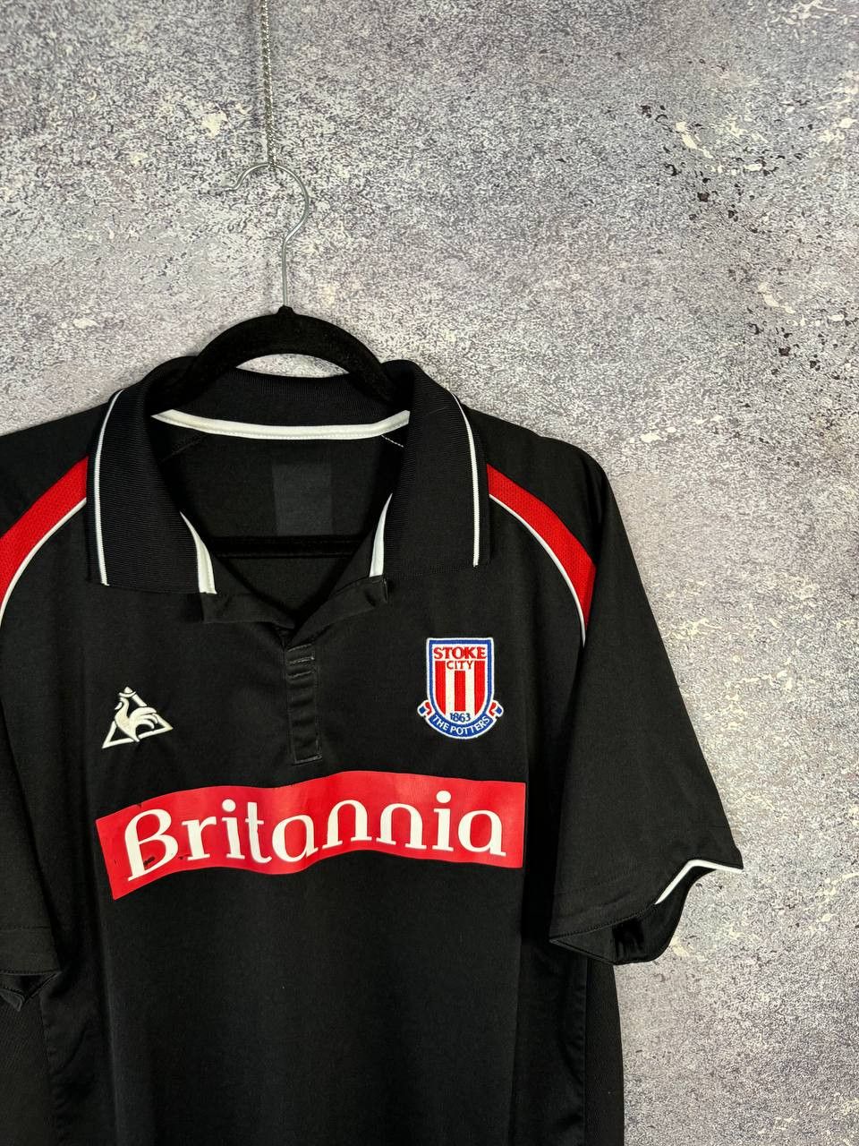Le Coq Sportif × Vintage Vintage Stoke City 2009/10 Le Coq Sportif Soccer Jersey Size US L / EU 52-54 / 3 - 3 Thumbnail