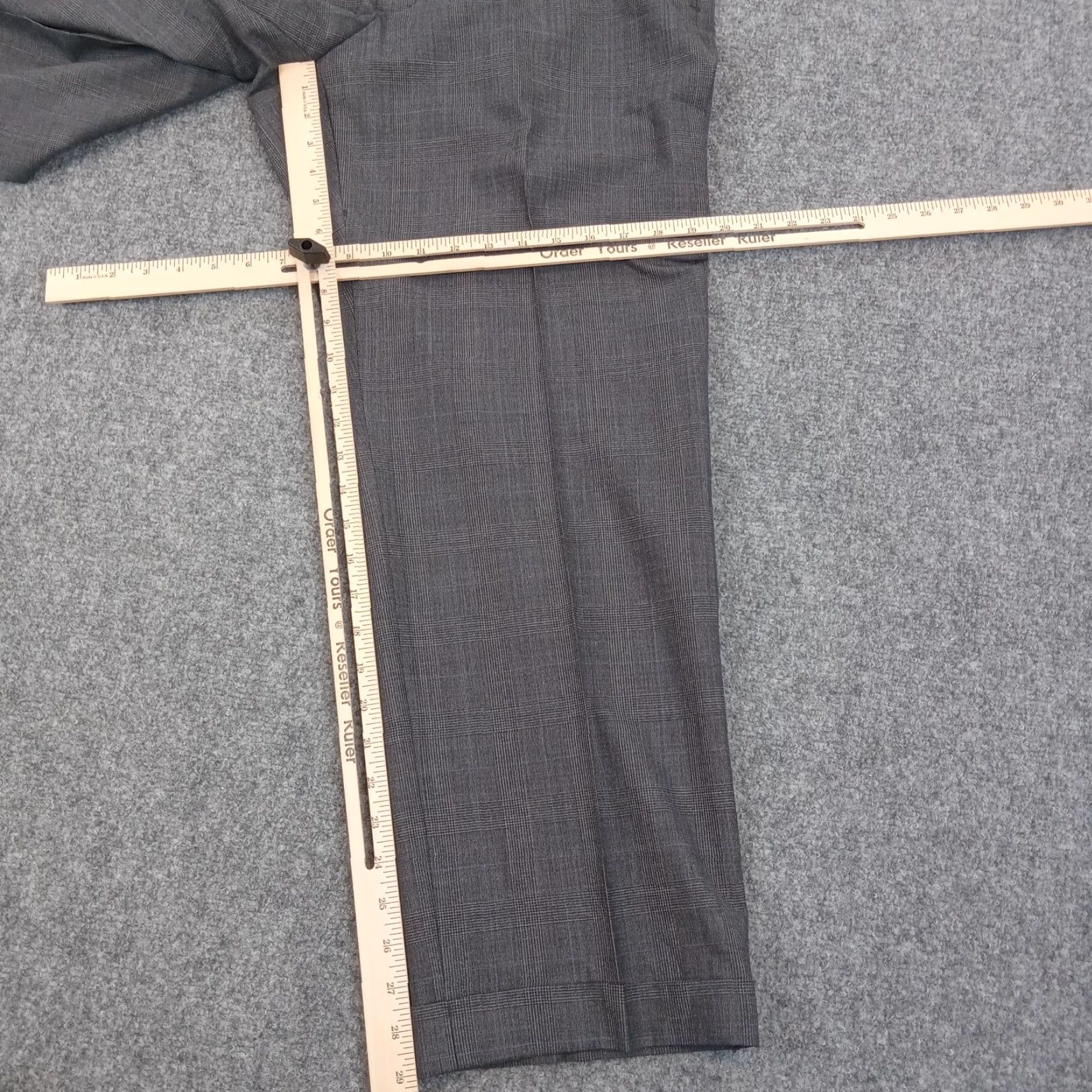 Brooks Brothers Brooks Brothers Mens Pants Gray Wool Straight 38x31 Extra Large Size US 36 / EU 52 - 2 Thumbnail