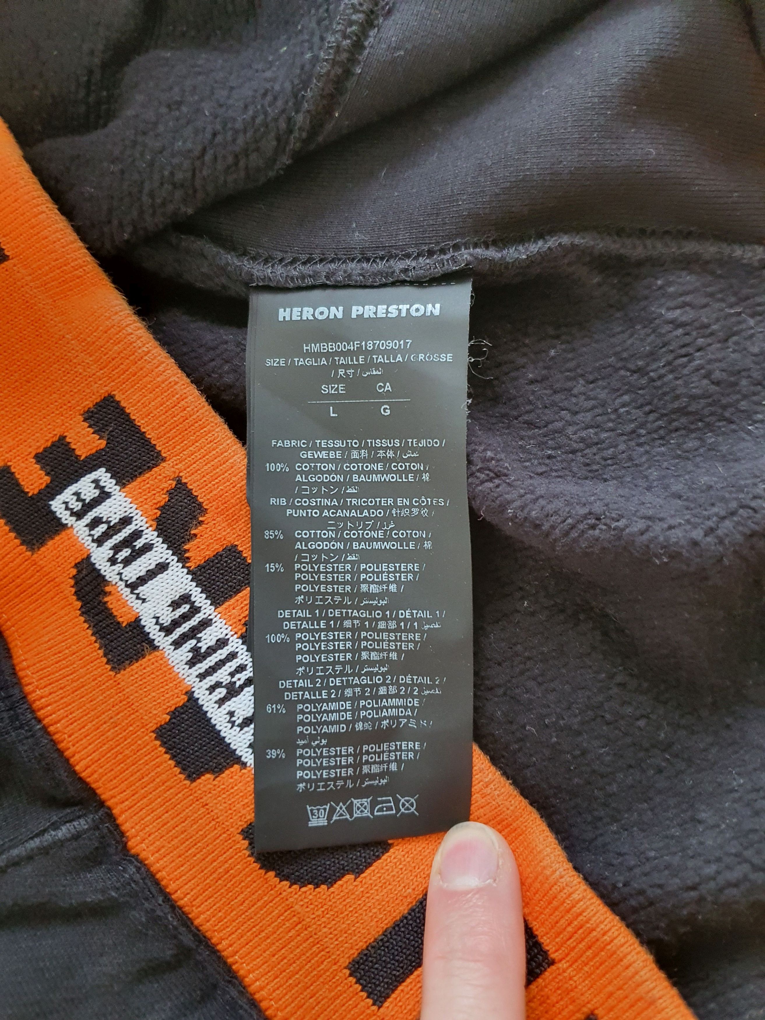 Heron Preston HANDLE WITH CARE (Packing Tape) Hoodie (AW18) - Sz L Size US L / EU 52-54 / 3 - 5 Thumbnail