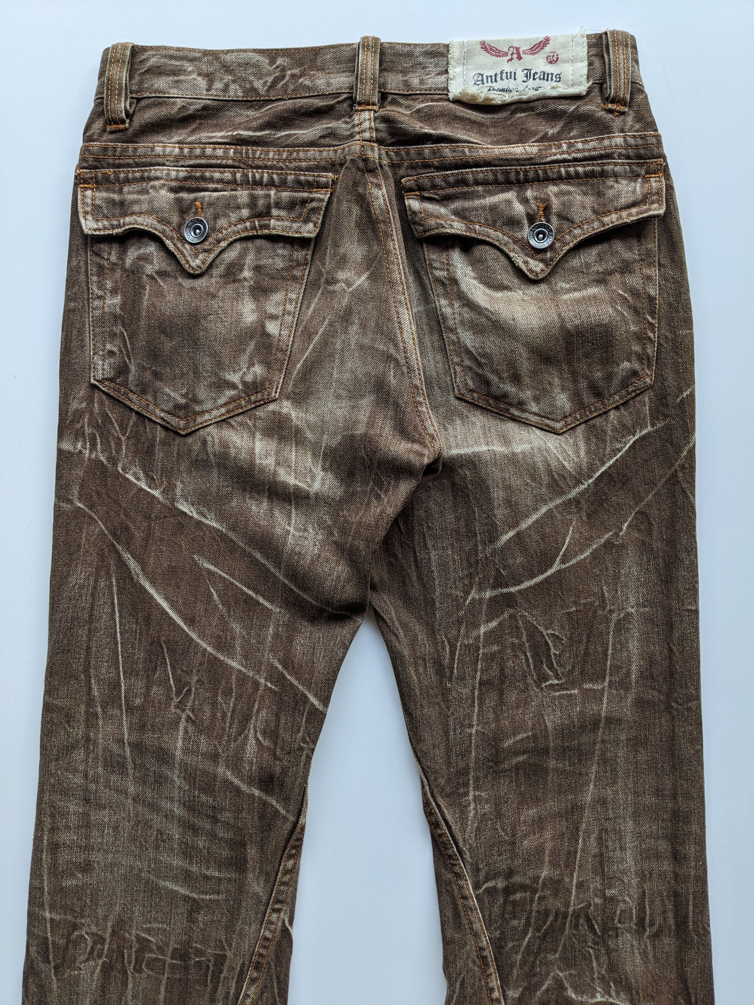 Le Grande Bleu (L.G.B.) × Tornado Mart Vintage 2006 clawmark flare jeans like tornado mart Size US 31 - 6 Thumbnail