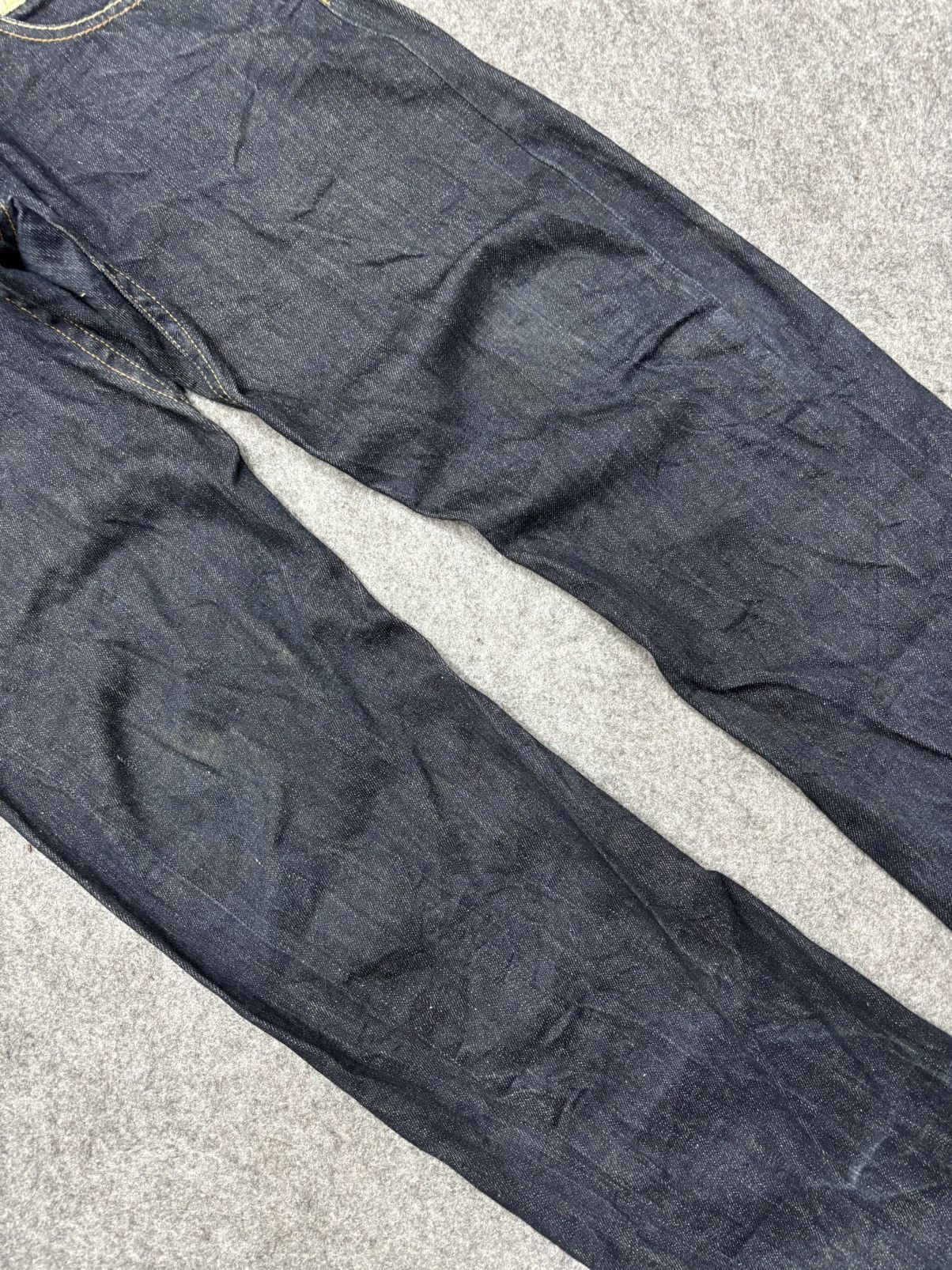 Japanese Brand 💥Double Waist+Twisted Leg💥Dominate Zipper Denim F646 Size US 33 - 11 Thumbnail