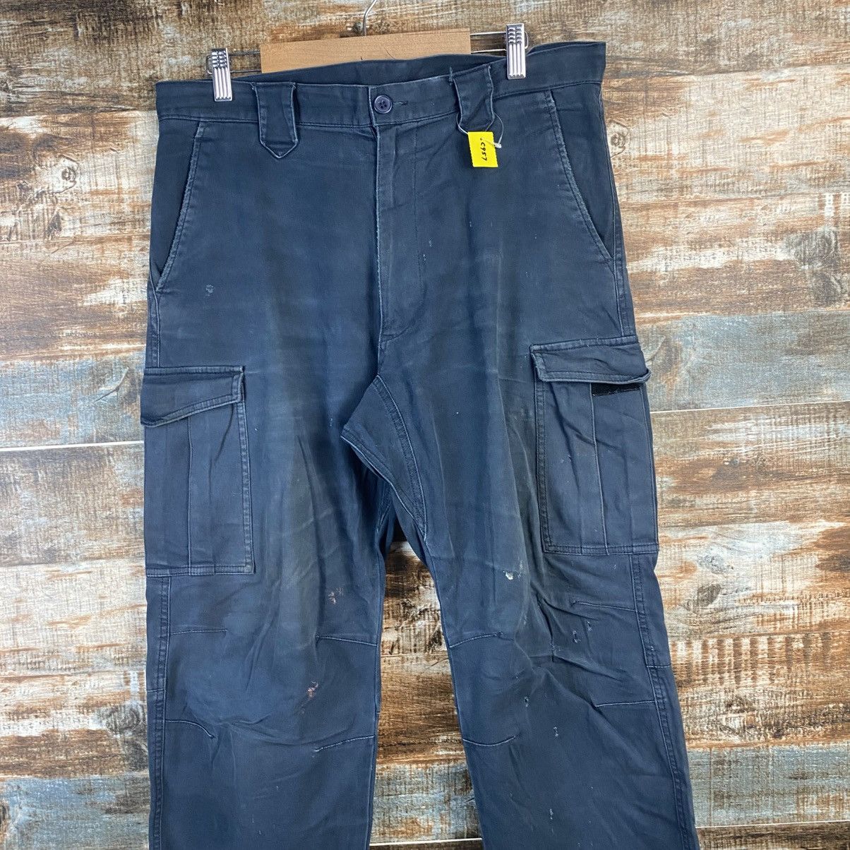 Japanese Brand DL Japanese Brand Dark Blue Cargo Multipocket Pants #C957 Size US 34 / EU 50 - 2 Thumbnail