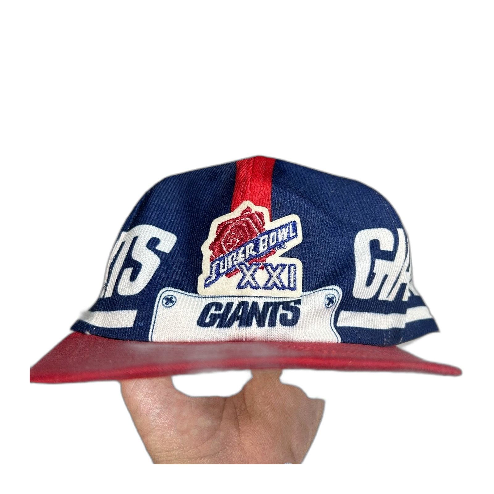 Reebok Vintage NFL New York Giants Super Bowl XXI AOP Cap Snapback Size US XXS / EU 40 - 1 Thumbnail