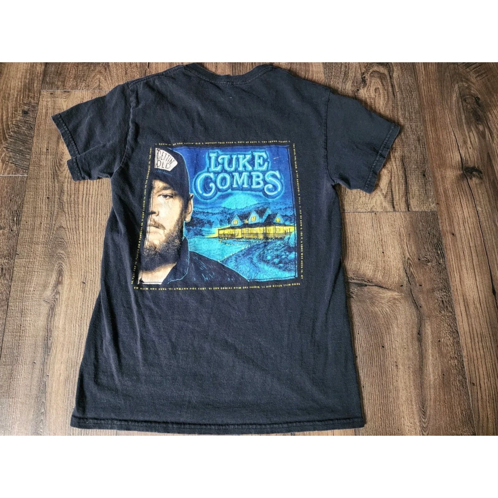 Doublet Mens Luke Combs Gettin' Old Album T Shirt S Black Cotton Unisex Adults Crew Neck Short Sleeve Size US S / EU 44-46 / 1 - 2 Thumbnail