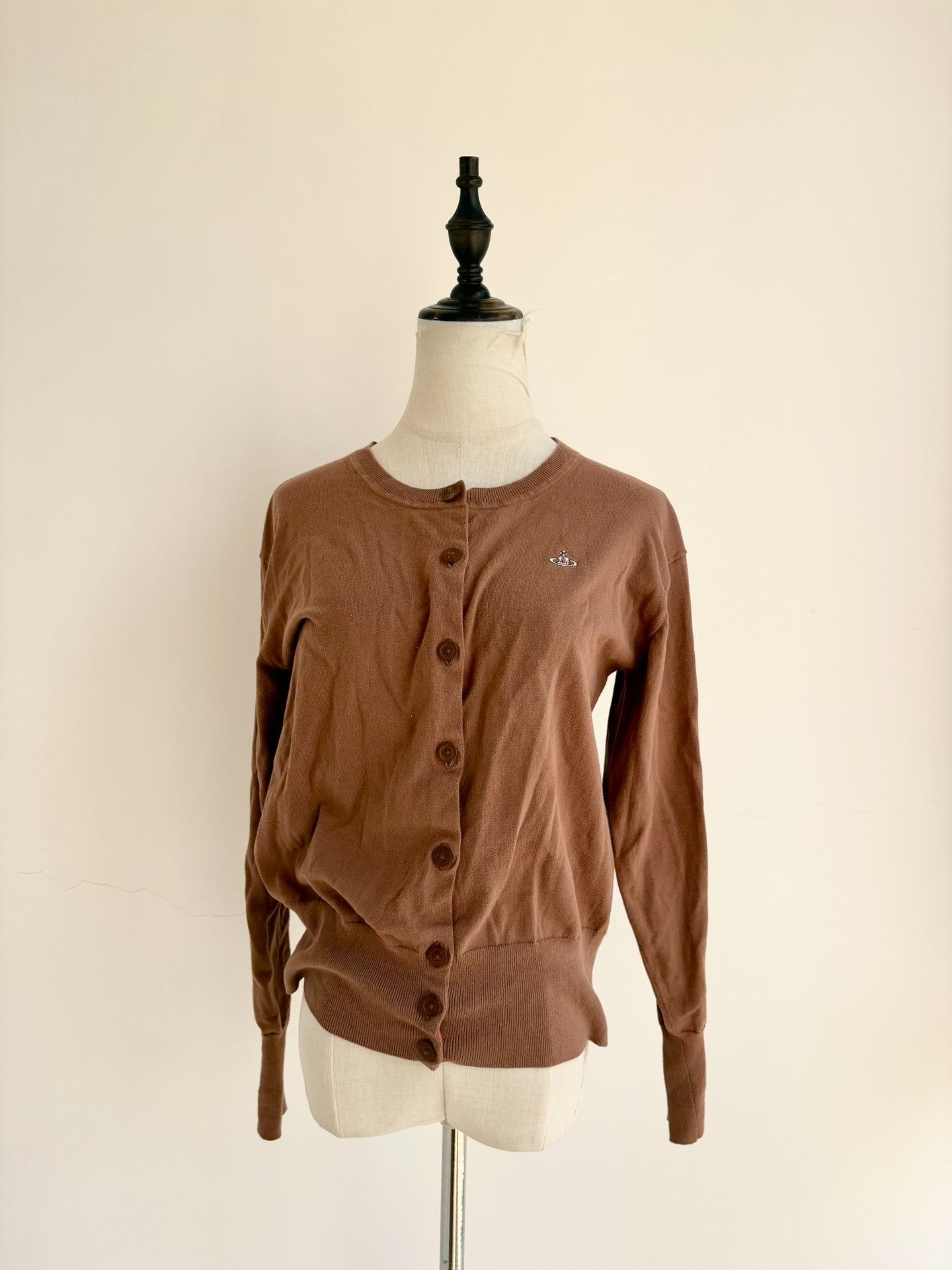 Vivienne Westwood Vivienne Westwood Vintage Brown Saturn Cardigan Size M / US 6-8 / IT 42-44 - 1 Thumbnail