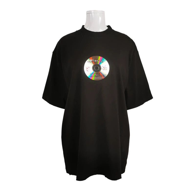 Balenciaga Balenciaga Cotton CD Logo Crewneck Short Sleeve T-Shirt S Size US S / EU 44-46 / 1 - 1 Thumbnail