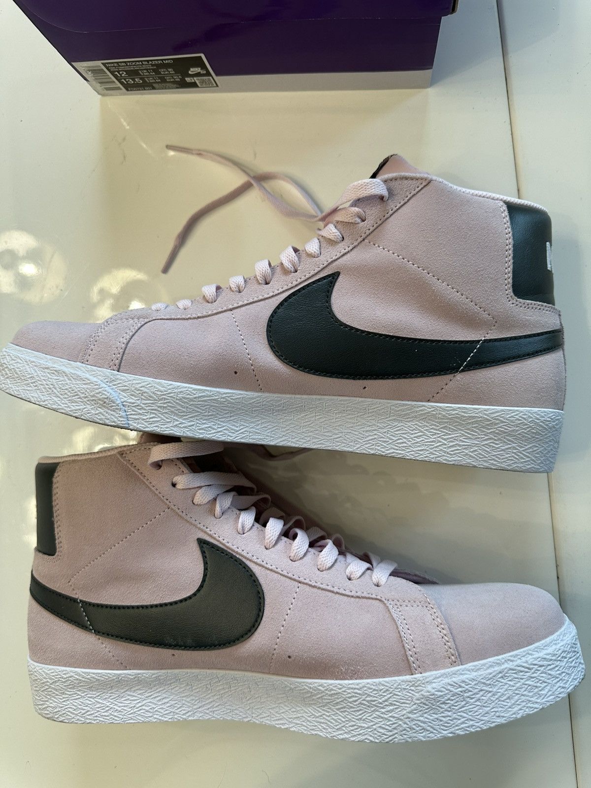 Nike Nike SB Zoom Blazer Mid Pink Size US 12 / EU 45 - 3 Thumbnail