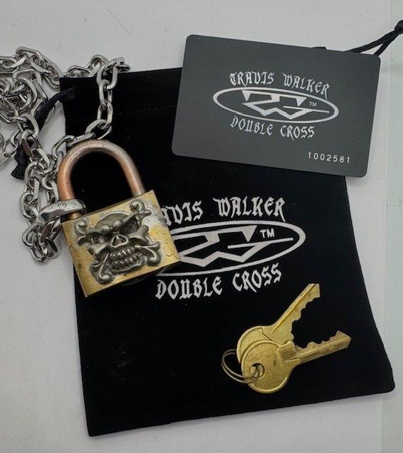 Other TRAVIS WALKER Double Cross .925 Skull Padlock Size ONE SIZE - 9 Thumbnail