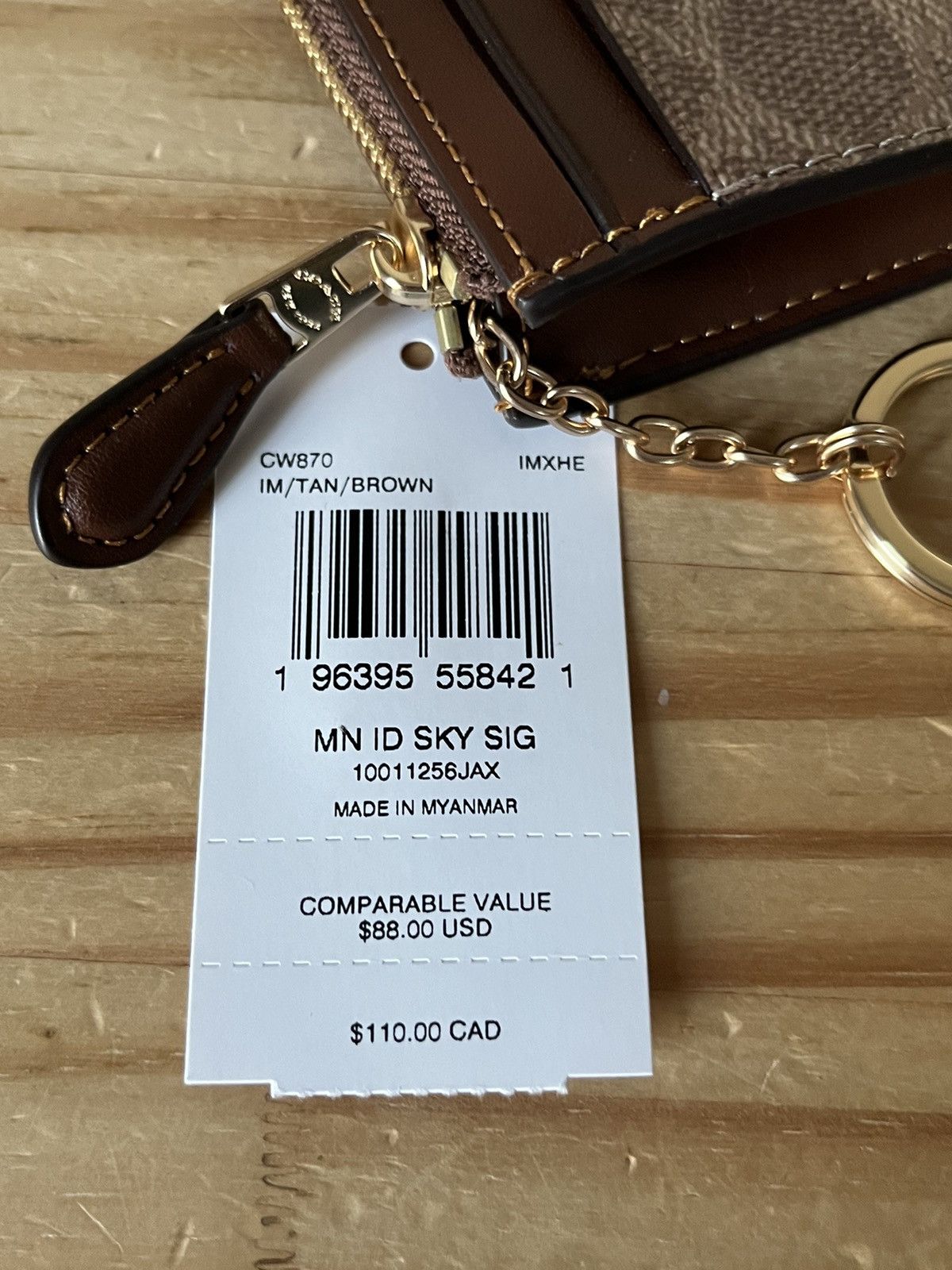 Coach Coach Card Holder Size ONE SIZE - 4 Thumbnail