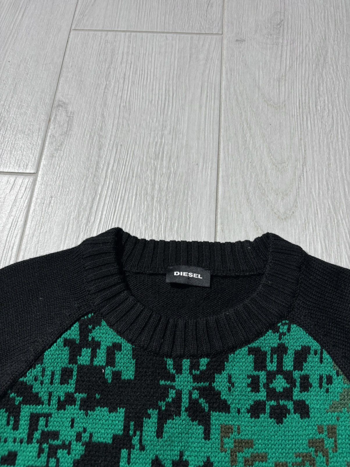 Diesel Y2K Diesel Sweter Japanese Style Big Logo Luxury Designer Size US M / EU 48-50 / 2 - 3 Thumbnail