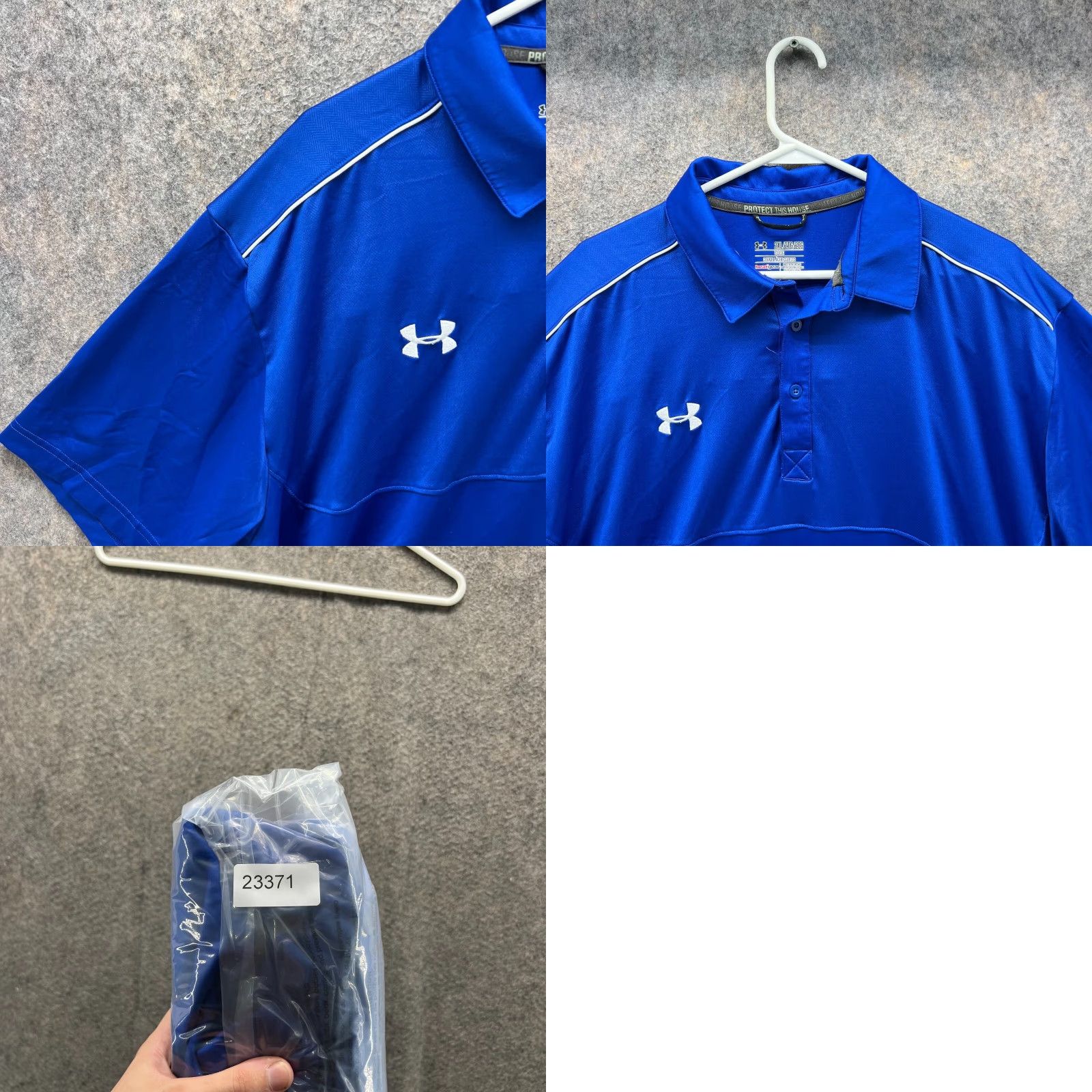 Under Armour Under Armour Polo Shirt Men 2XL Adult Royal Blue HeatGear Polyester Golf Shirt Size US XXL / EU 58 / 5 - 8 Thumbnail
