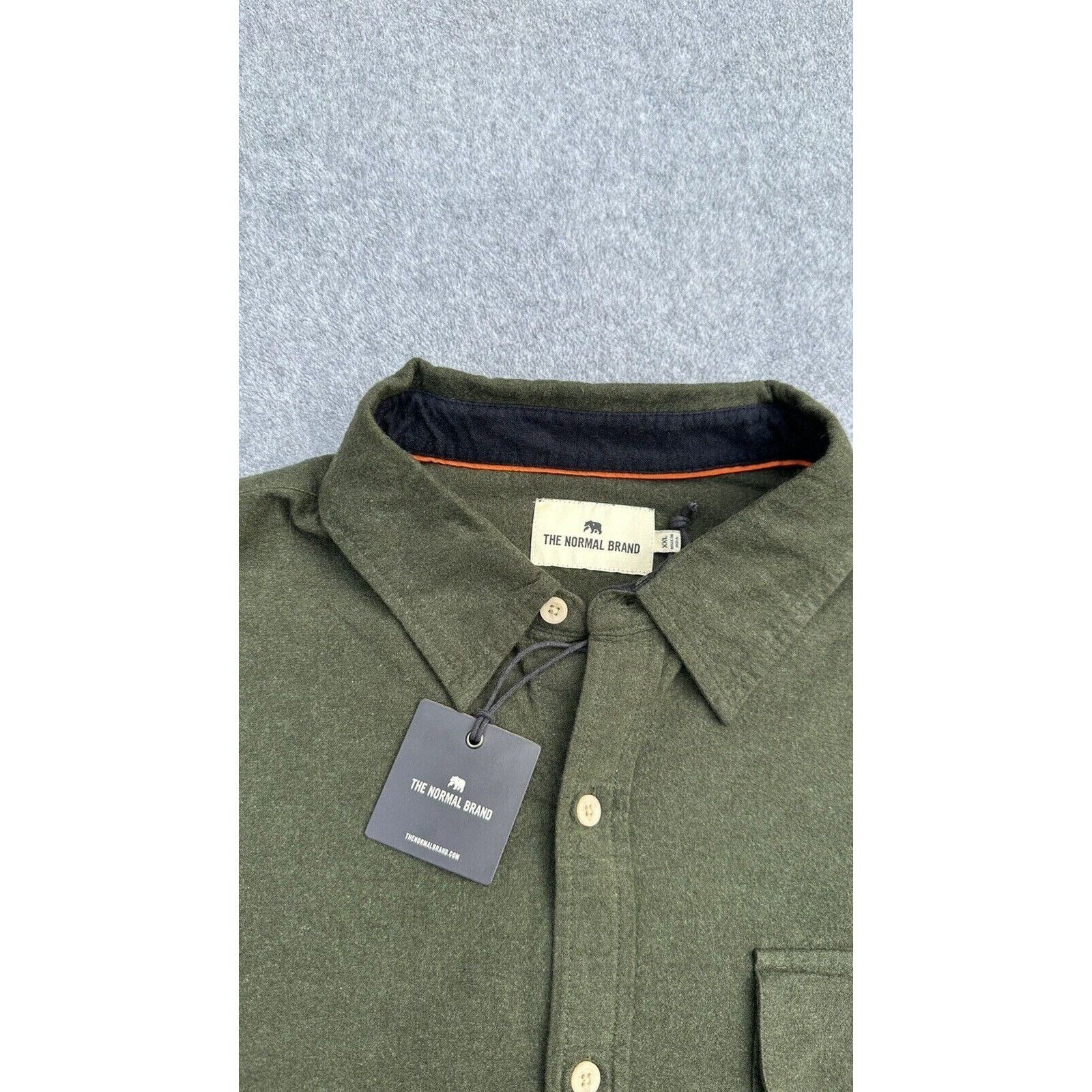 Other The Normal Brand Chamois Woven Button Up Shirt Sz XXL NWT Size US XXL / EU 58 / 5 - 14 Thumbnail